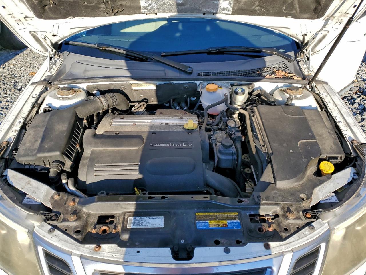 2010 Saab 9-3 2.0t Белый vin: YS3FD5BY1A1608547
