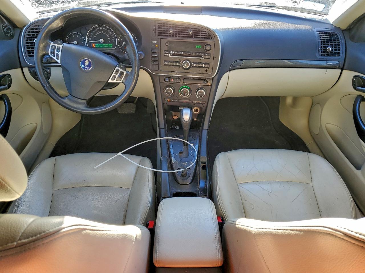 2010 Saab 9-3 2.0t Белый vin: YS3FD5BY1A1608547