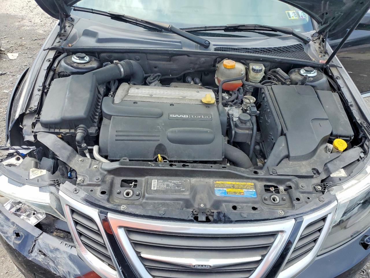 2011 Saab 9-3 2.0t Черный vin: YS3FD5BY5B1302551