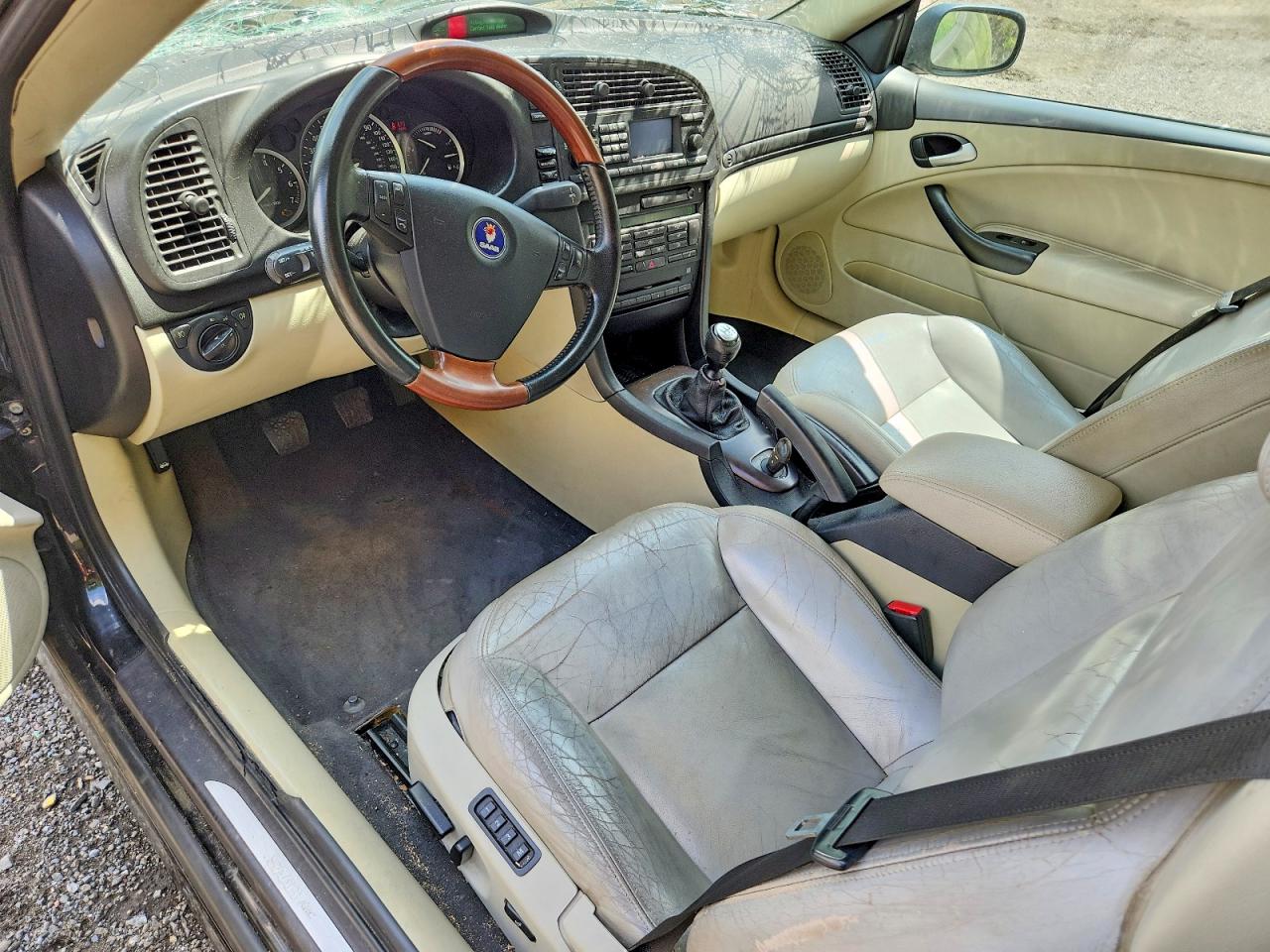 2004 Saab 9-3 Arc Black vin: YS3FD75Y946007336