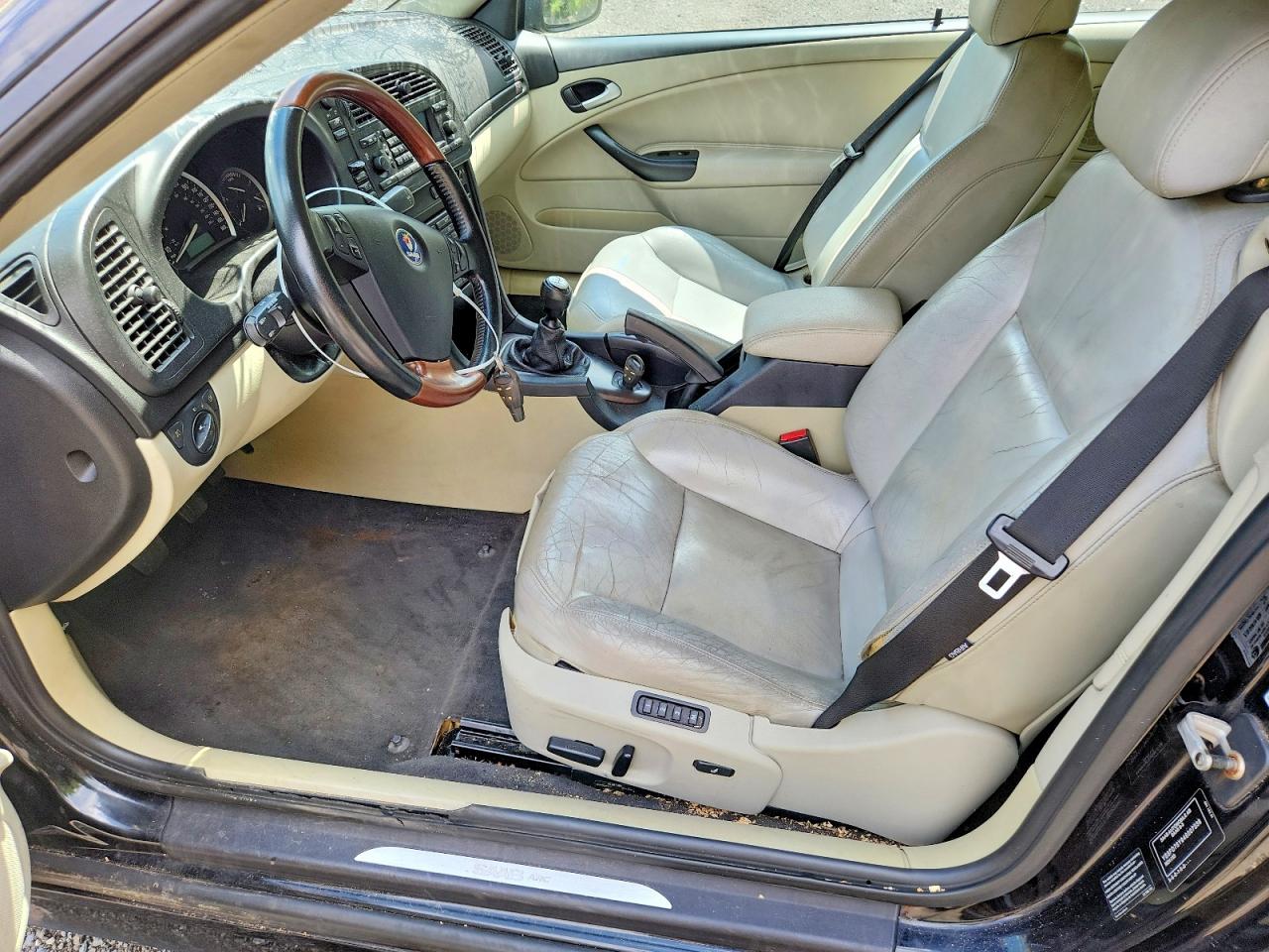 2004 Saab 9-3 Arc Black vin: YS3FD75Y946007336