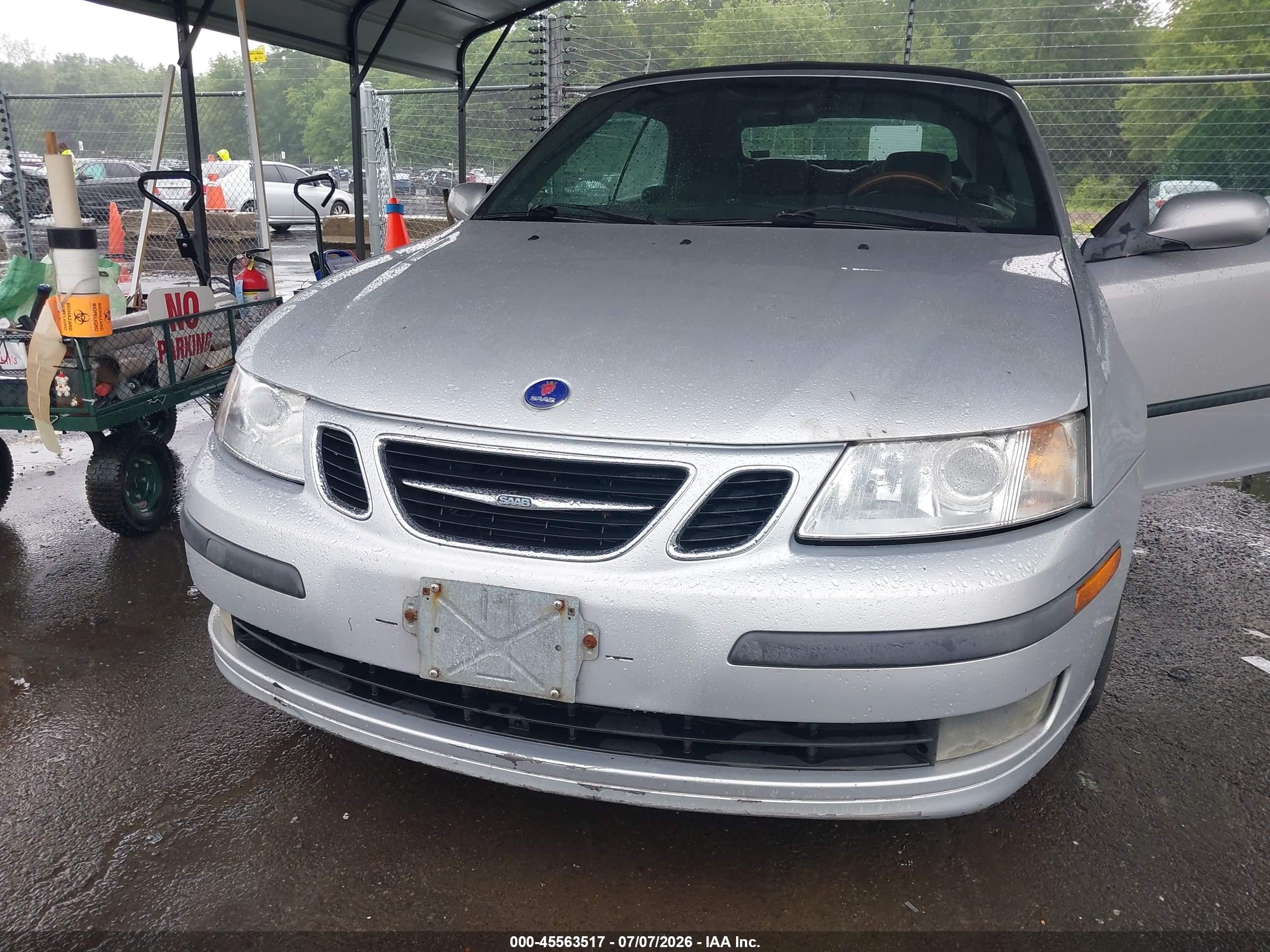2005 Saab 9-3 Arc Silver vin: YS3FD75YX56014703