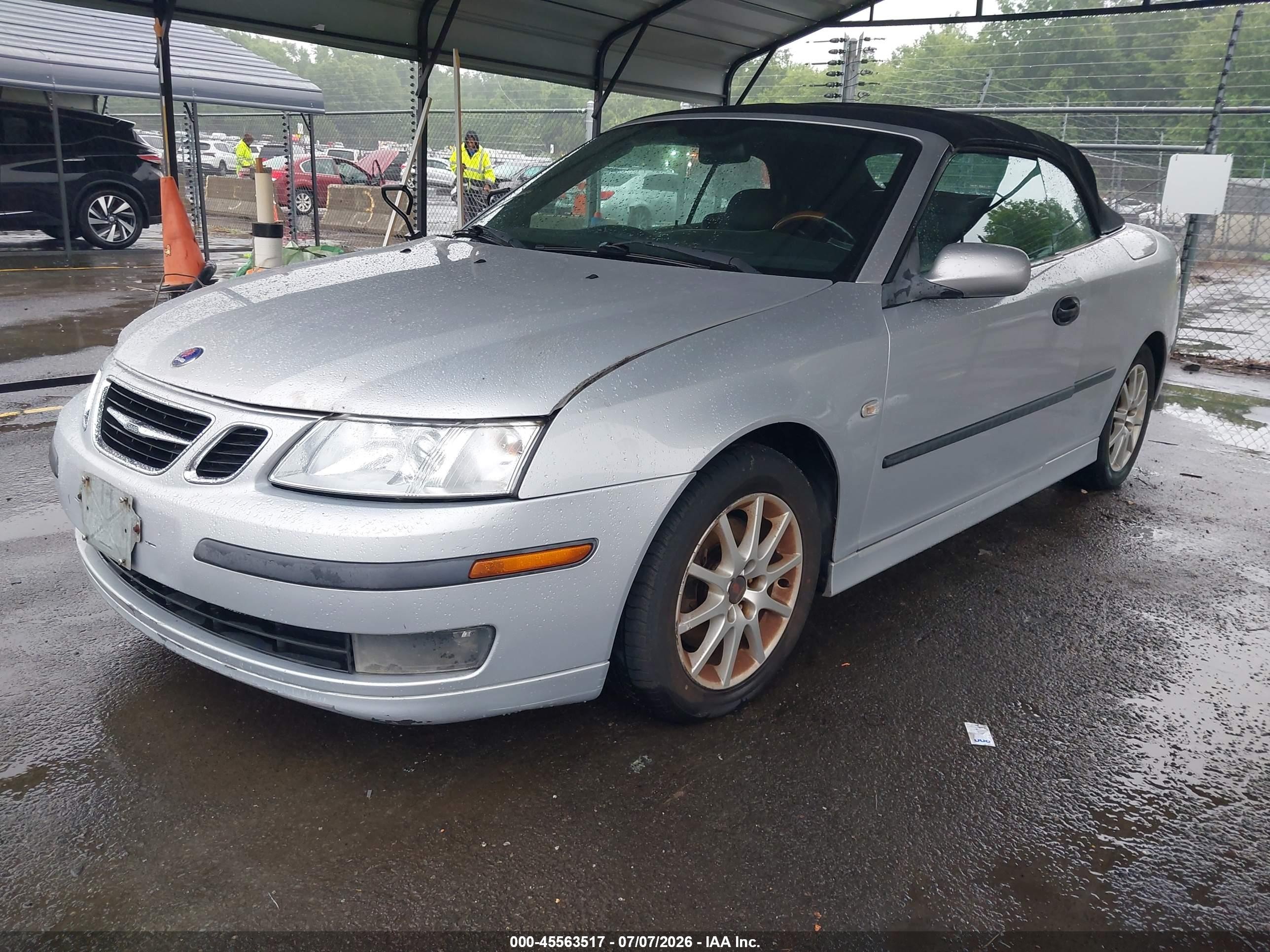 2005 Saab 9-3 Arc Silver vin: YS3FD75YX56014703