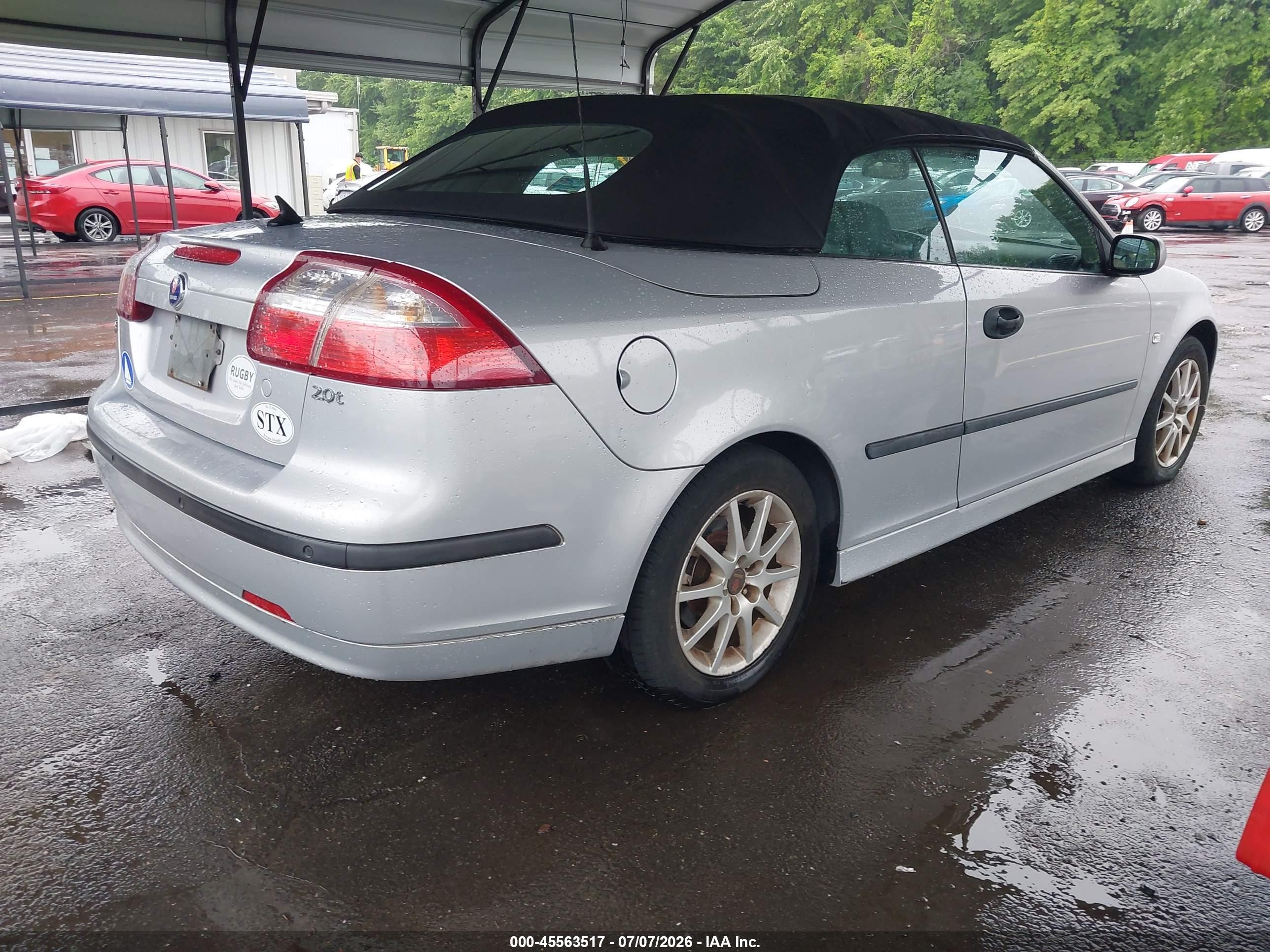 2005 Saab 9-3 Arc Silver vin: YS3FD75YX56014703