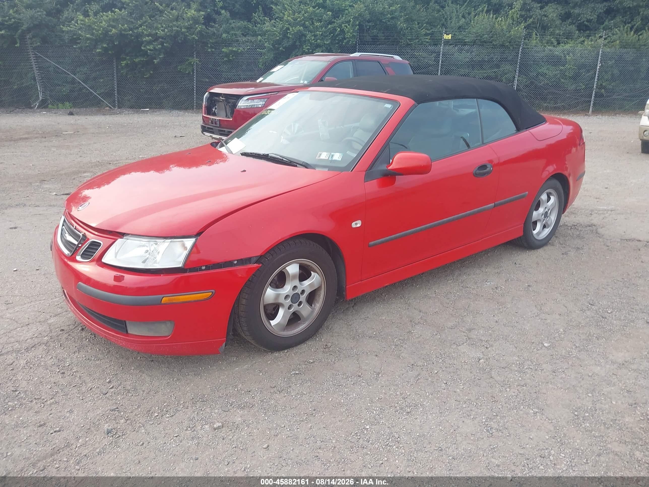 2004 Saab 9-3 Arc Красный vin: YS3FD79Y146007728