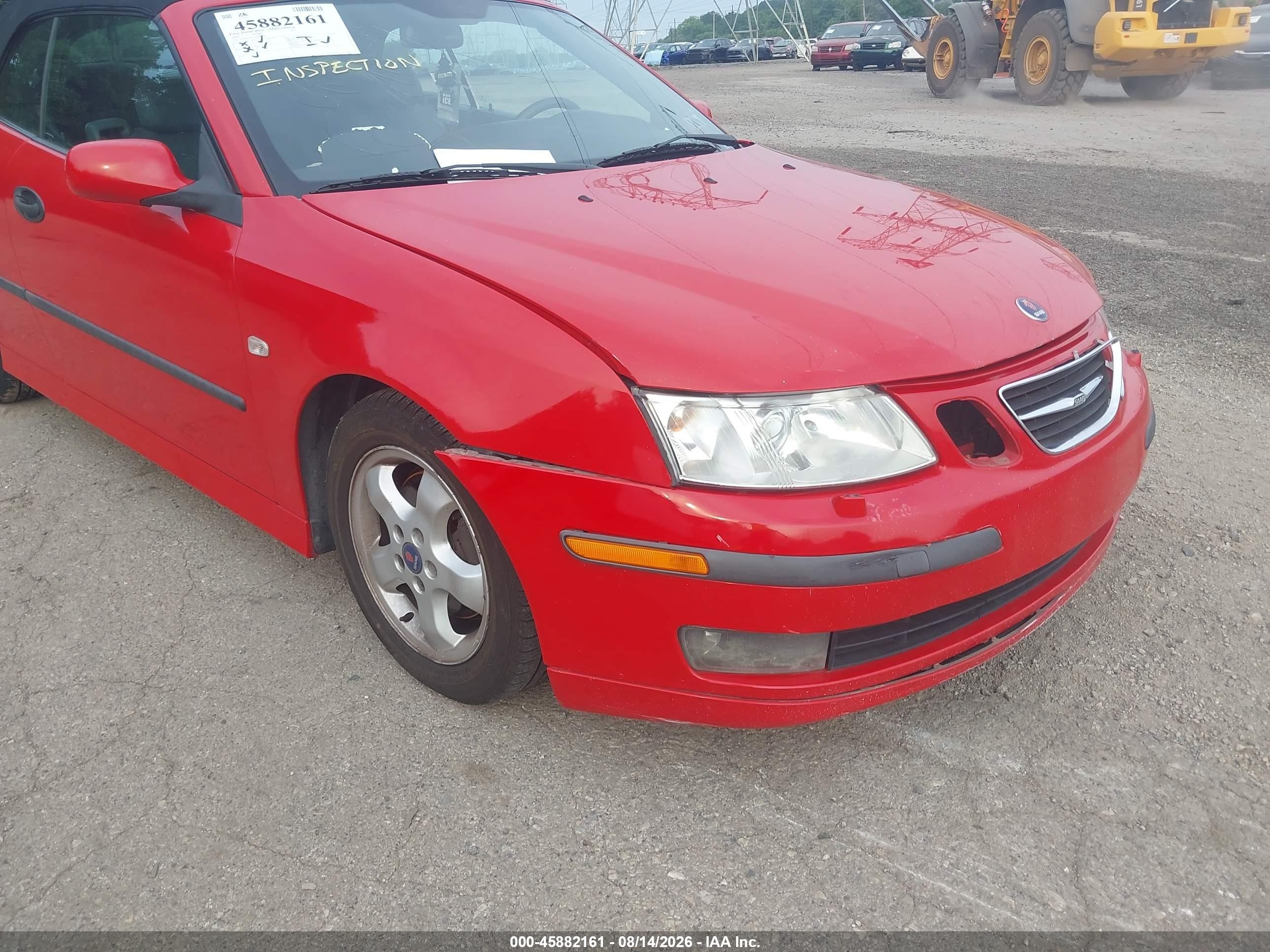 2004 Saab 9-3 Arc Красный vin: YS3FD79Y146007728