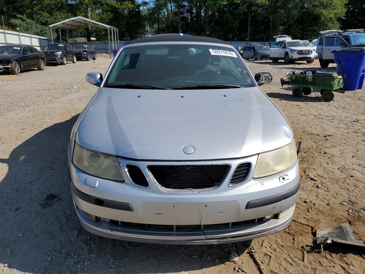 2004 Saab 9-3 Arc Silver vin: YS3FD79Y146010323