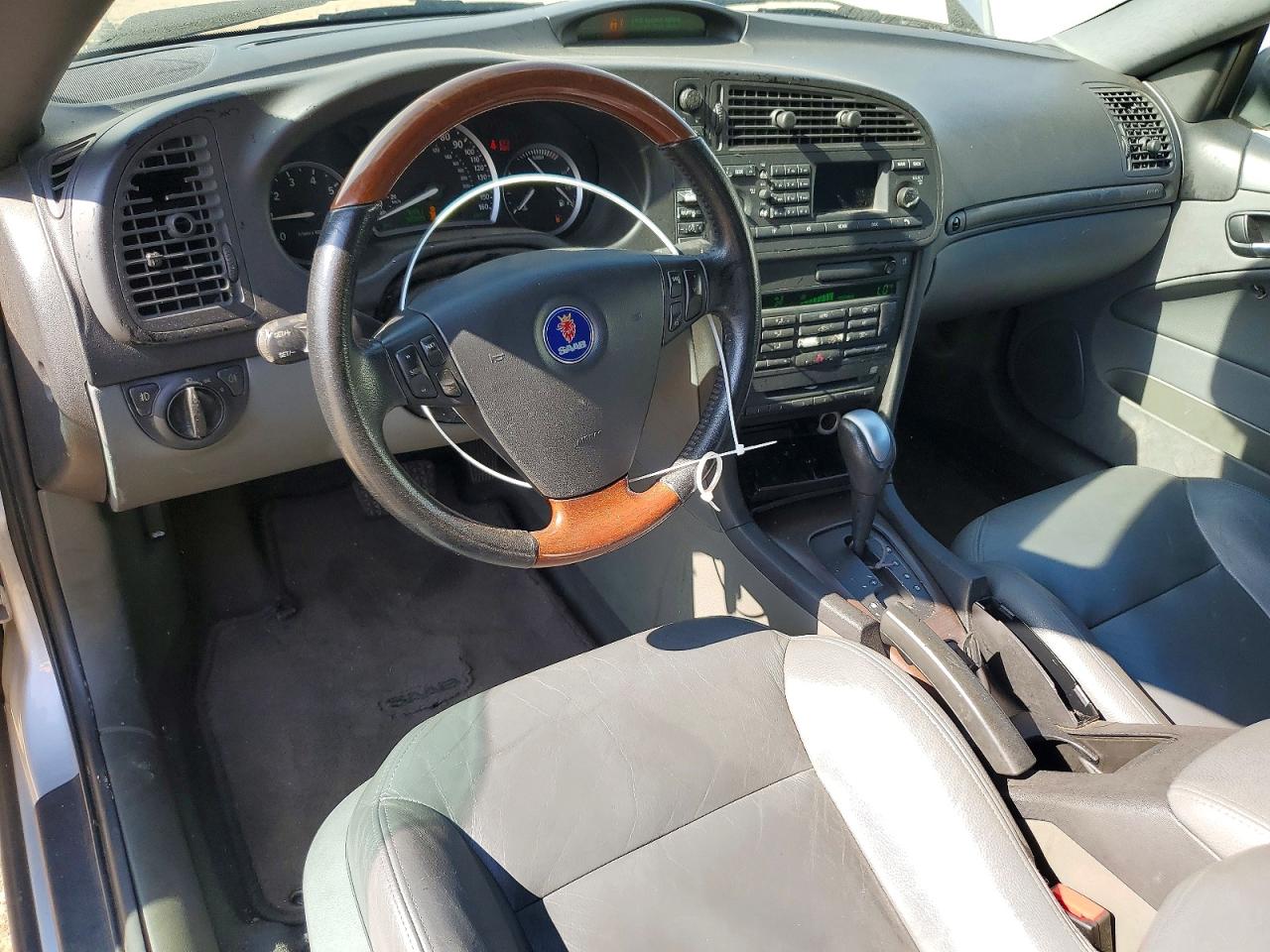 2004 Saab 9-3 Arc Silver vin: YS3FD79Y146010323