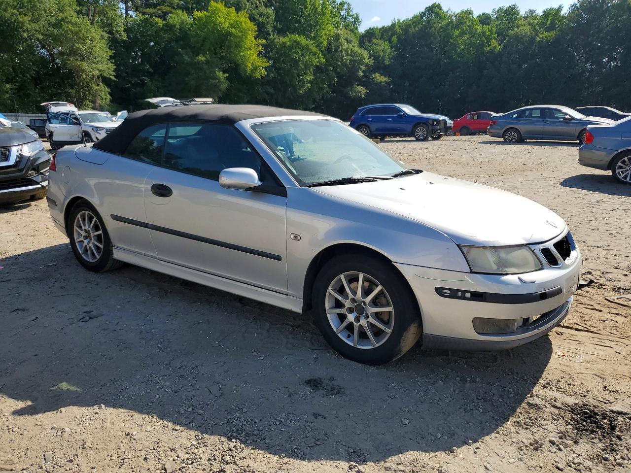 2004 Saab 9-3 Arc Silver vin: YS3FD79Y146010323