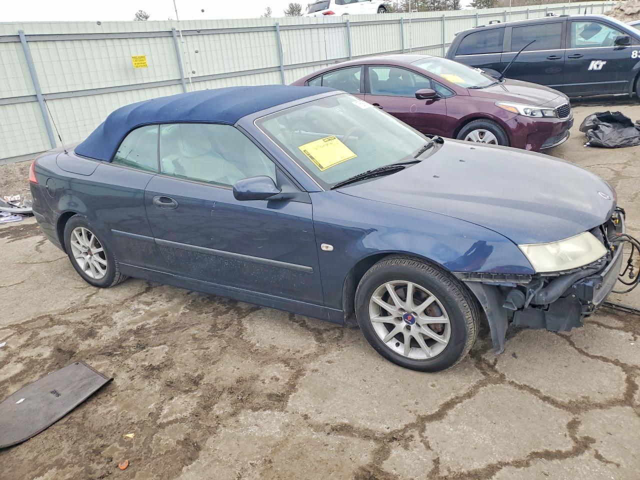 2005 Saab 9-3 Arc Синий vin: YS3FD79Y256007710