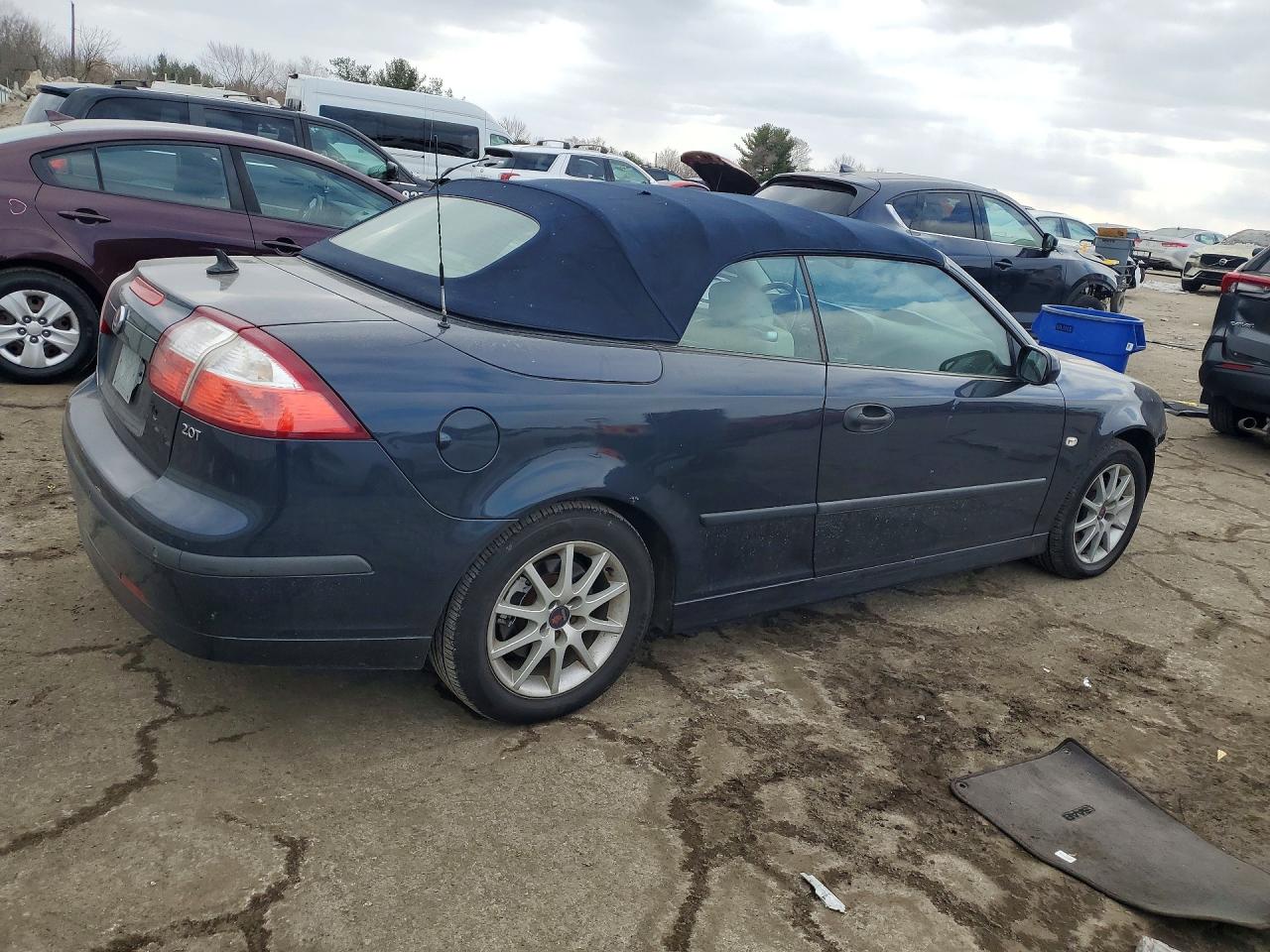 2005 Saab 9-3 Arc Синий vin: YS3FD79Y256007710