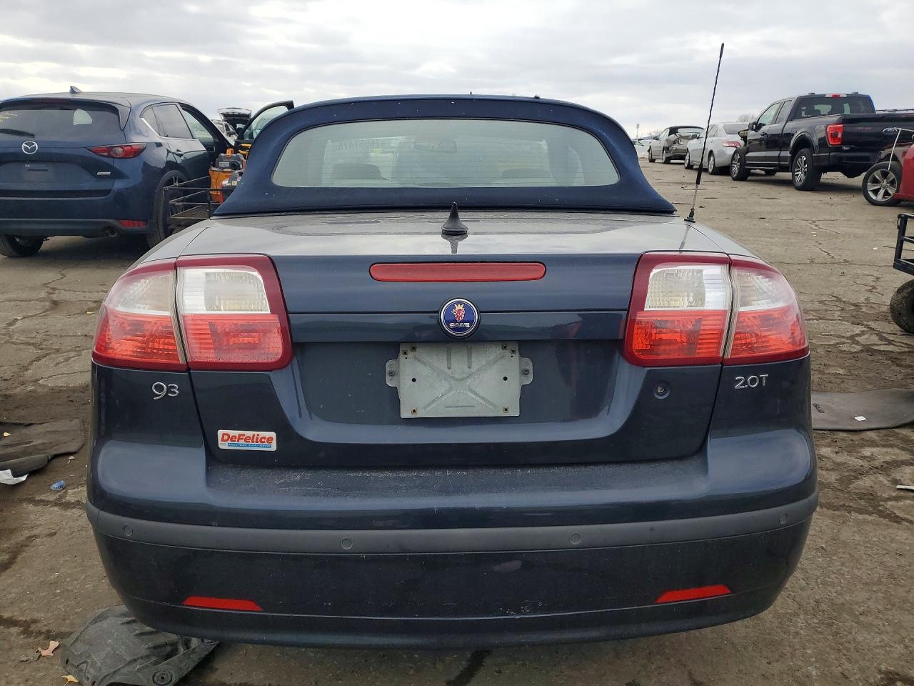 2005 Saab 9-3 Arc Синий vin: YS3FD79Y256007710