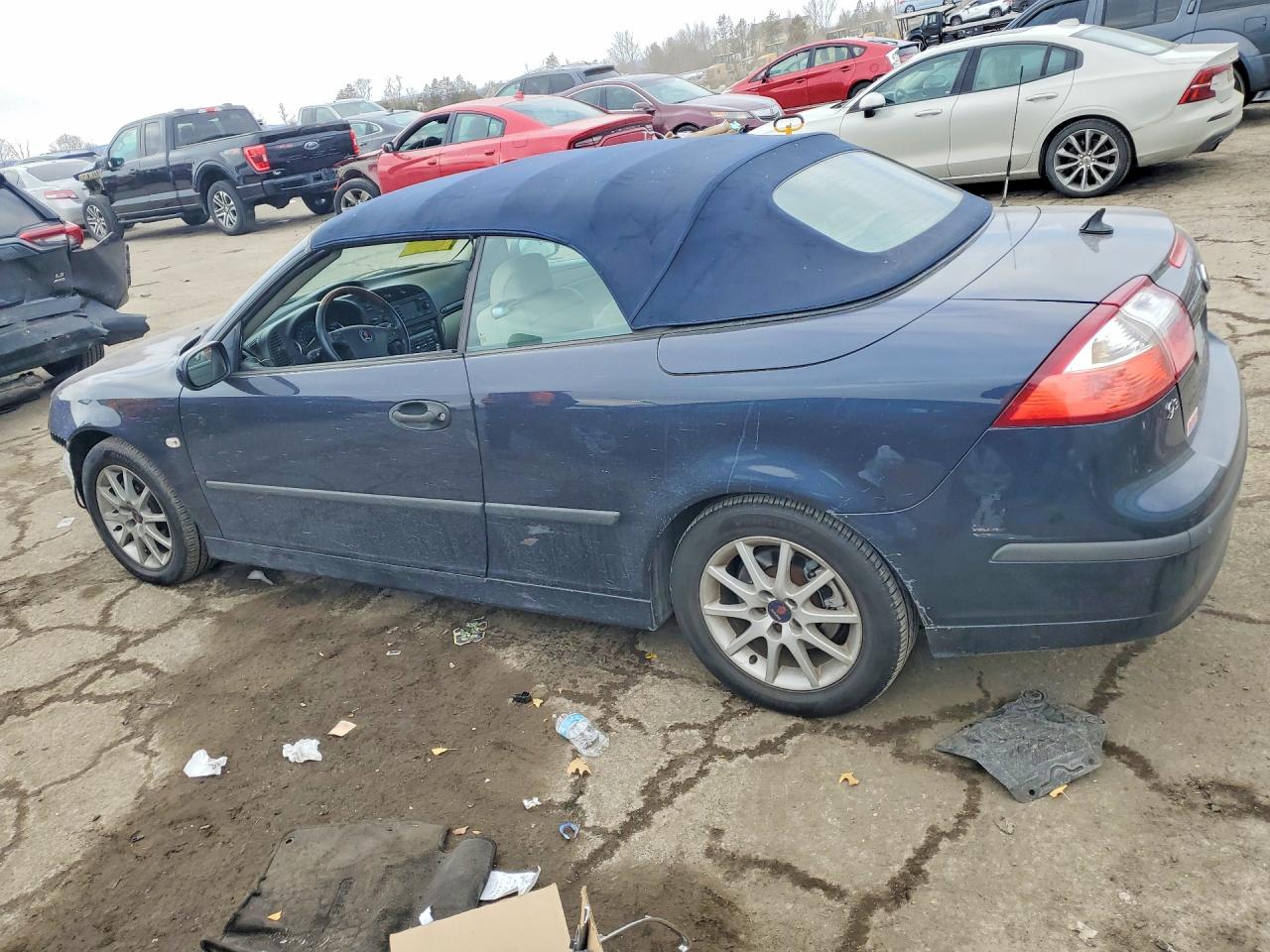 2005 Saab 9-3 Arc Синий vin: YS3FD79Y256007710