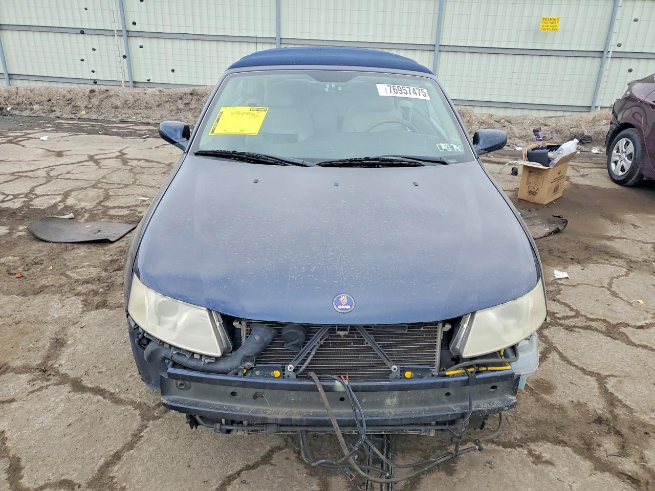 2005 Saab 9-3 Arc Синий vin: YS3FD79Y256007710