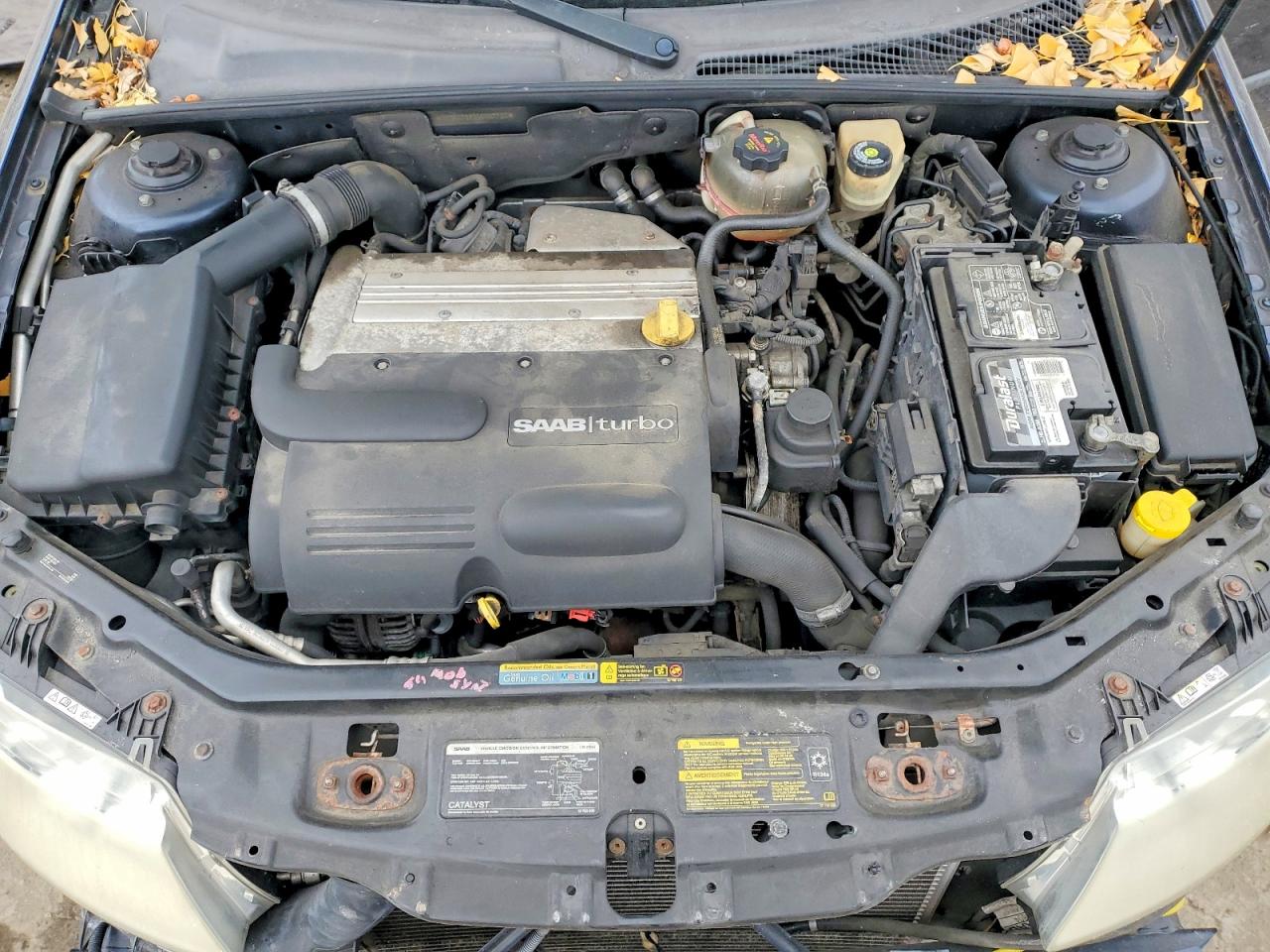 2005 Saab 9-3 Arc Синий vin: YS3FD79Y256007710