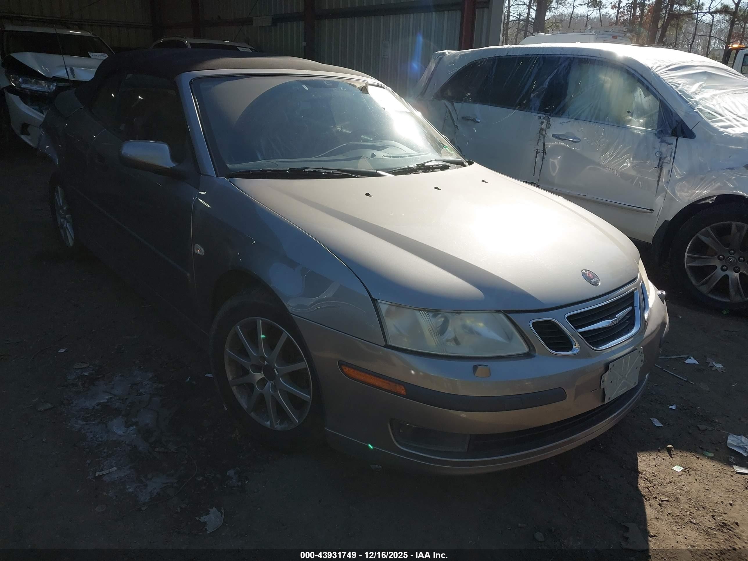 2005 Saab 9-3 Arc Gray vin: YS3FD79Y256013748
