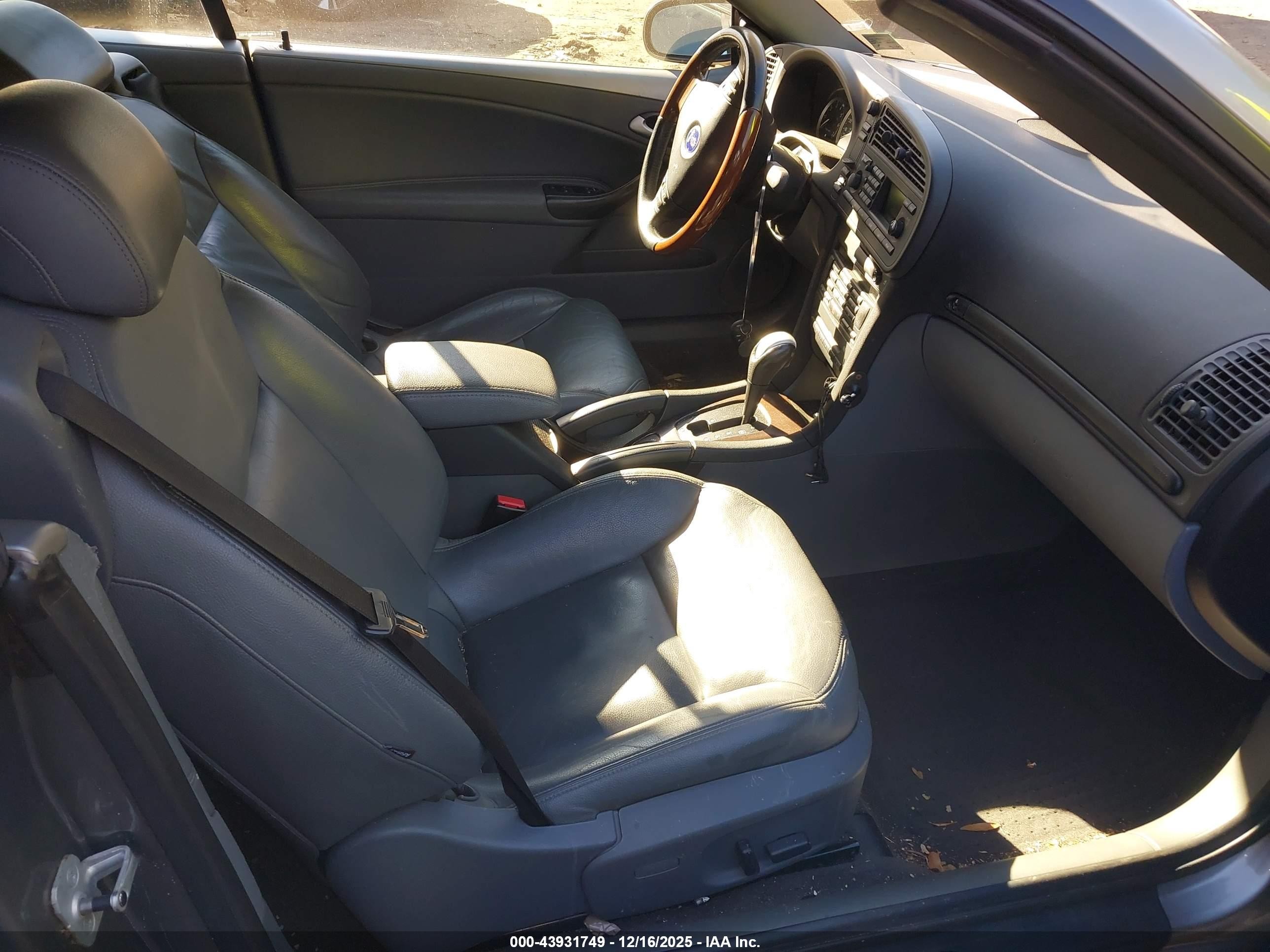 2005 Saab 9-3 Arc Gray vin: YS3FD79Y256013748