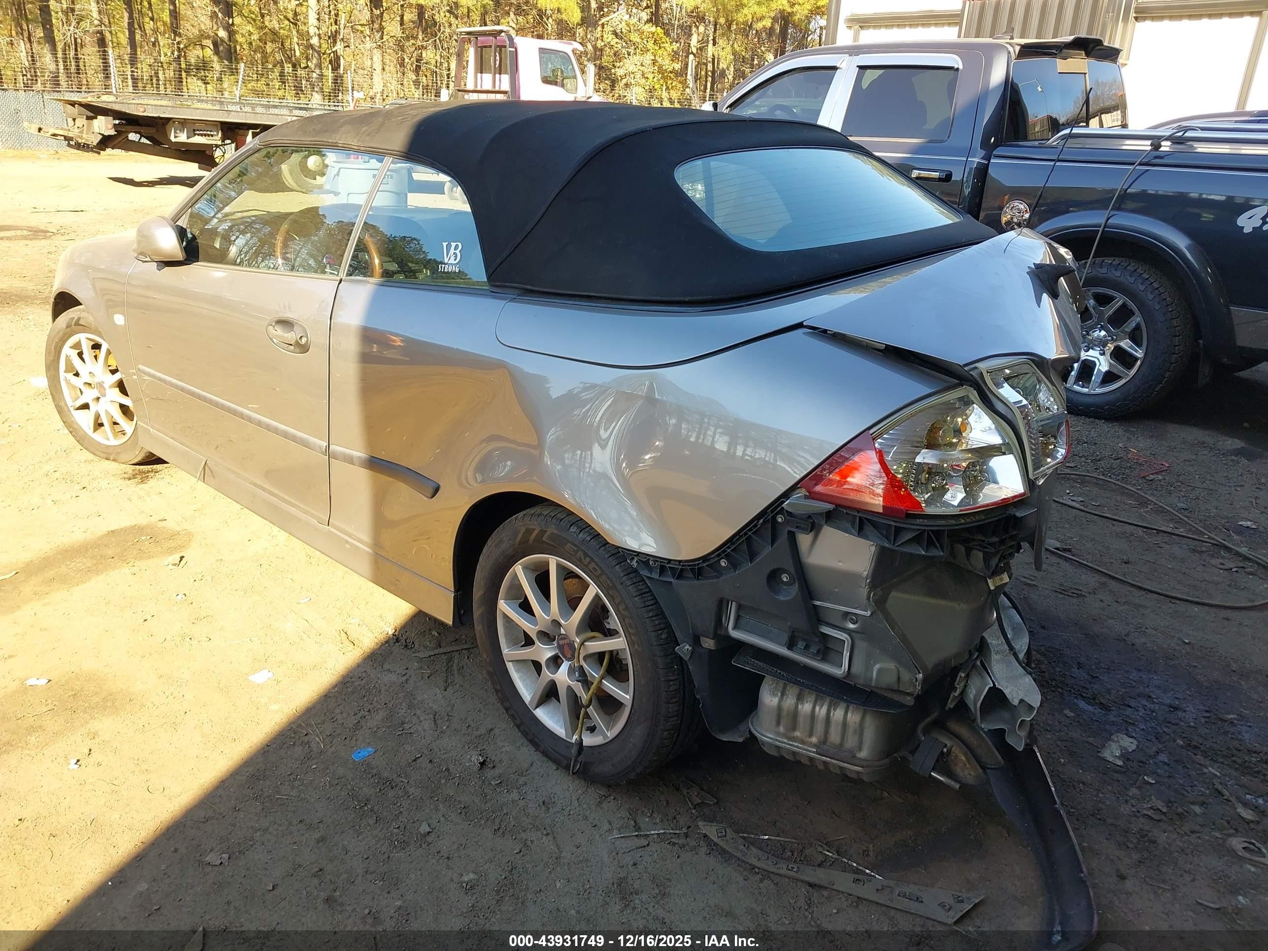 2005 Saab 9-3 Arc Gray vin: YS3FD79Y256013748