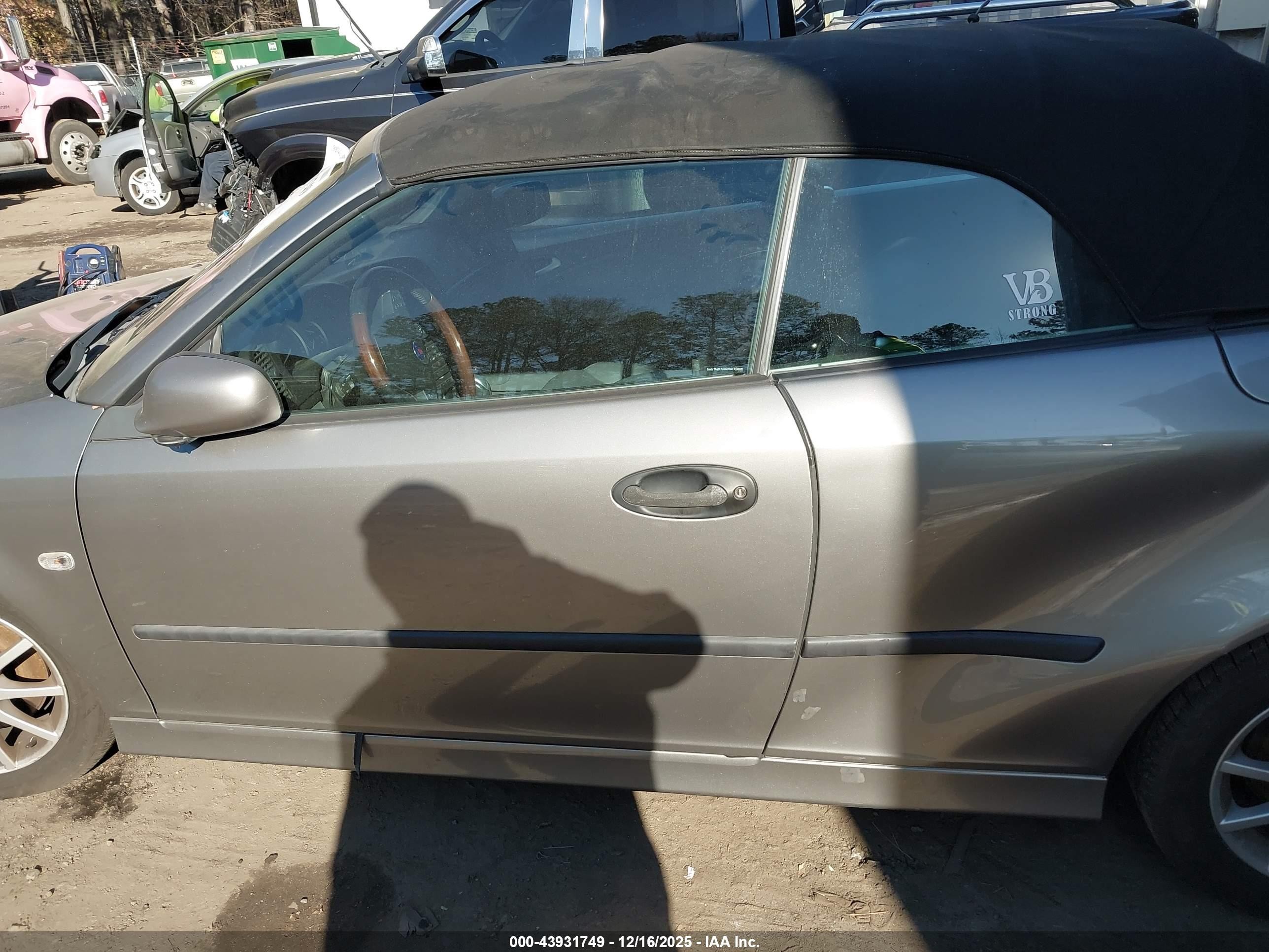 2005 Saab 9-3 Arc Gray vin: YS3FD79Y256013748