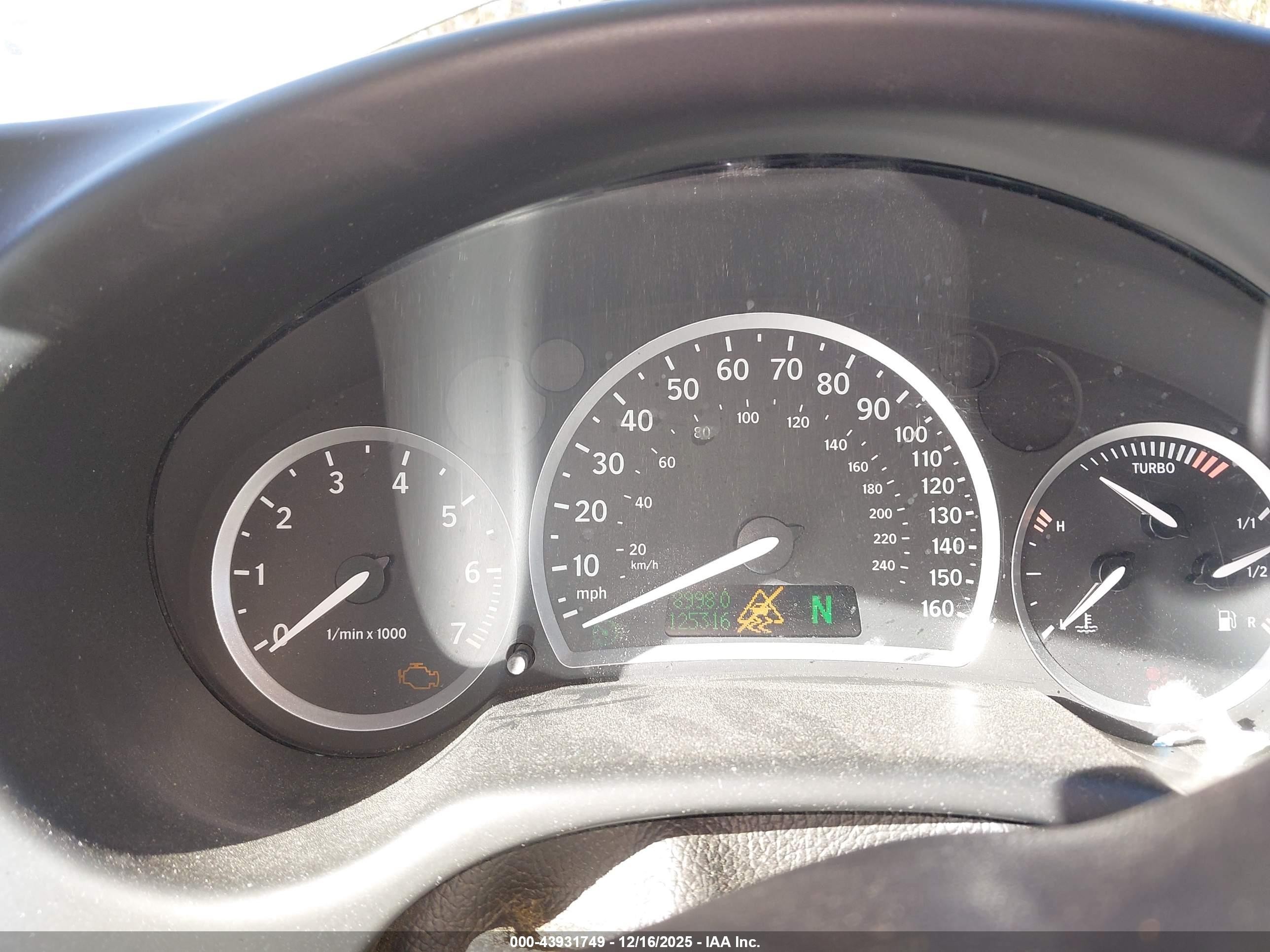2005 Saab 9-3 Arc Gray vin: YS3FD79Y256013748