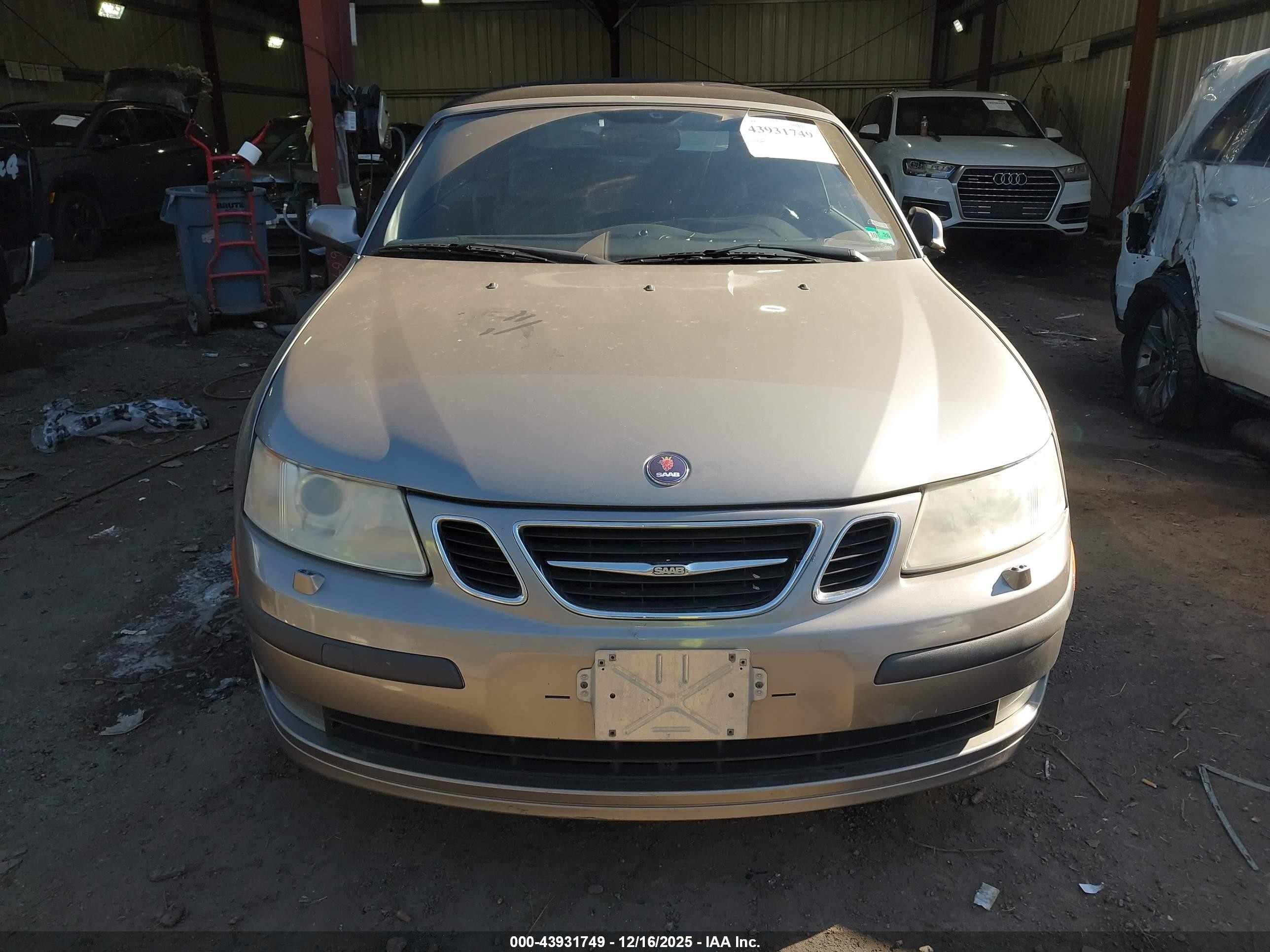 2005 Saab 9-3 Arc Gray vin: YS3FD79Y256013748
