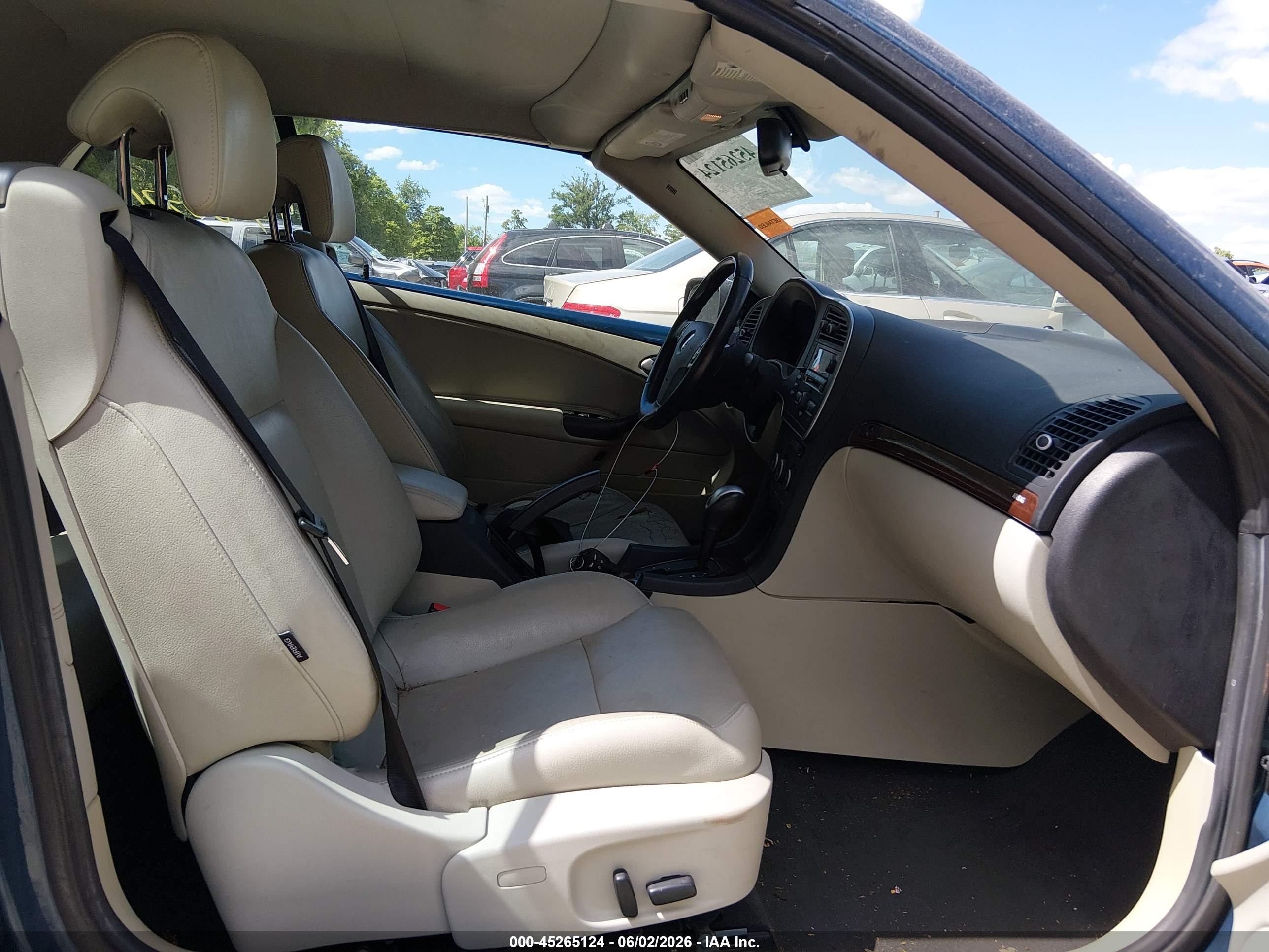 2007 Saab 9-3 2.0t Blue vin: YS3FD79Y276003224