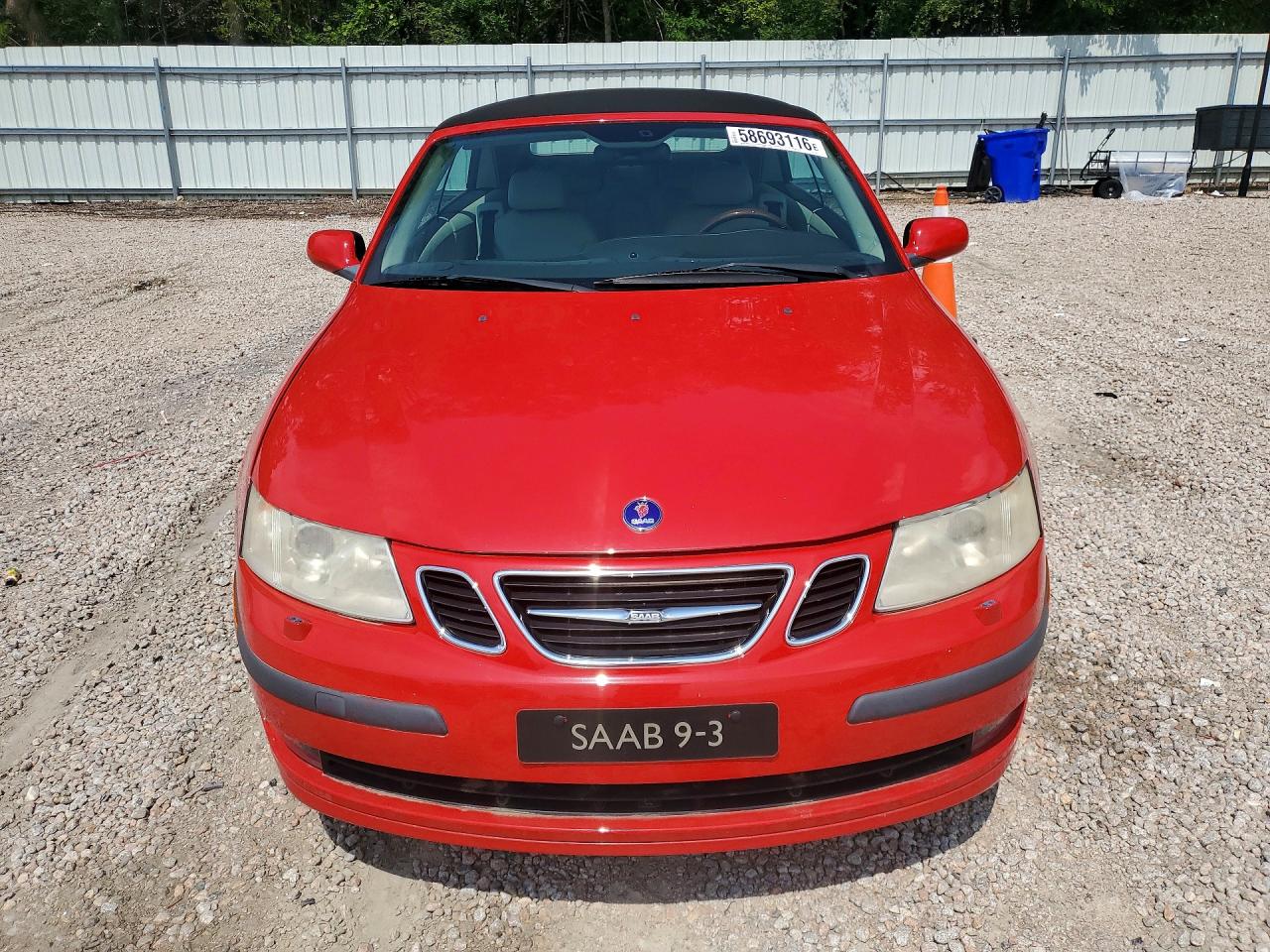 2004 Saab 9-3 Arc Red vin: YS3FD79Y546006422