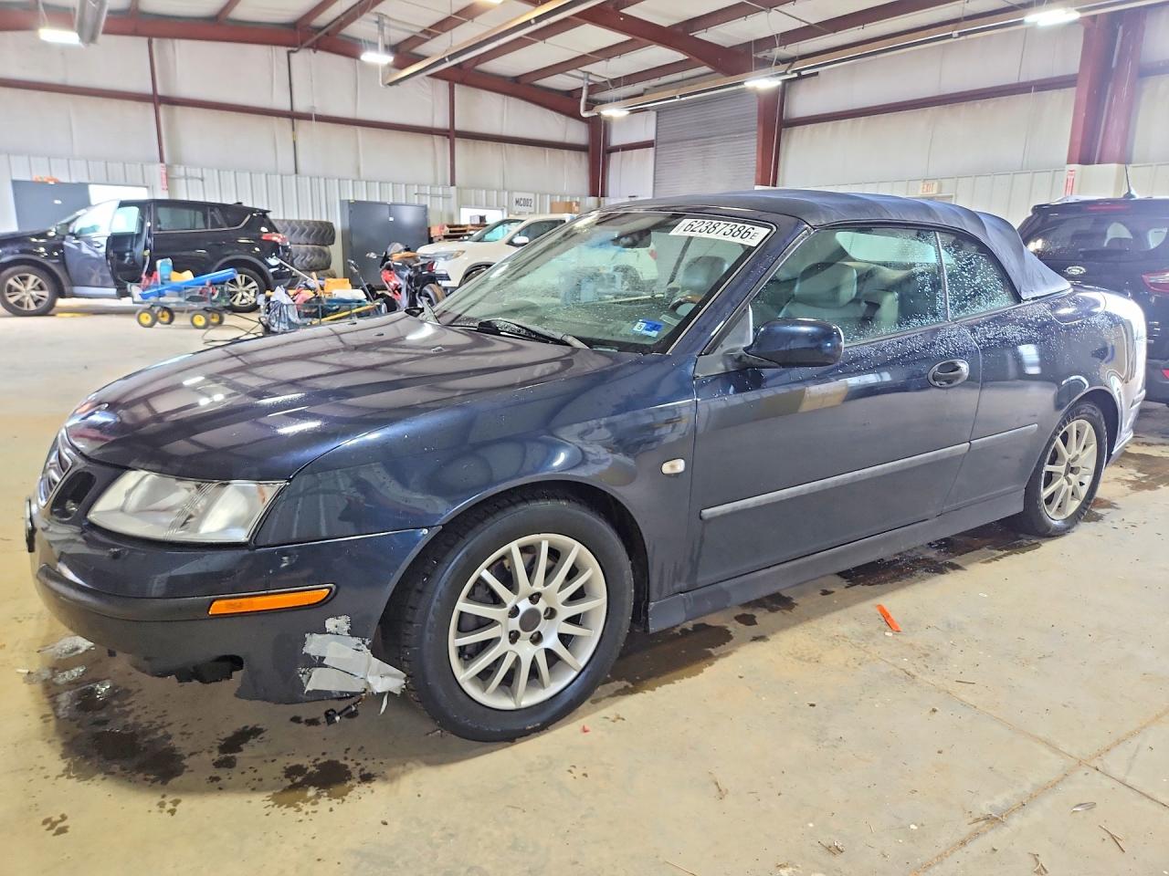 2004 Saab 9-3 Arc Синий vin: YS3FD79Y546011801