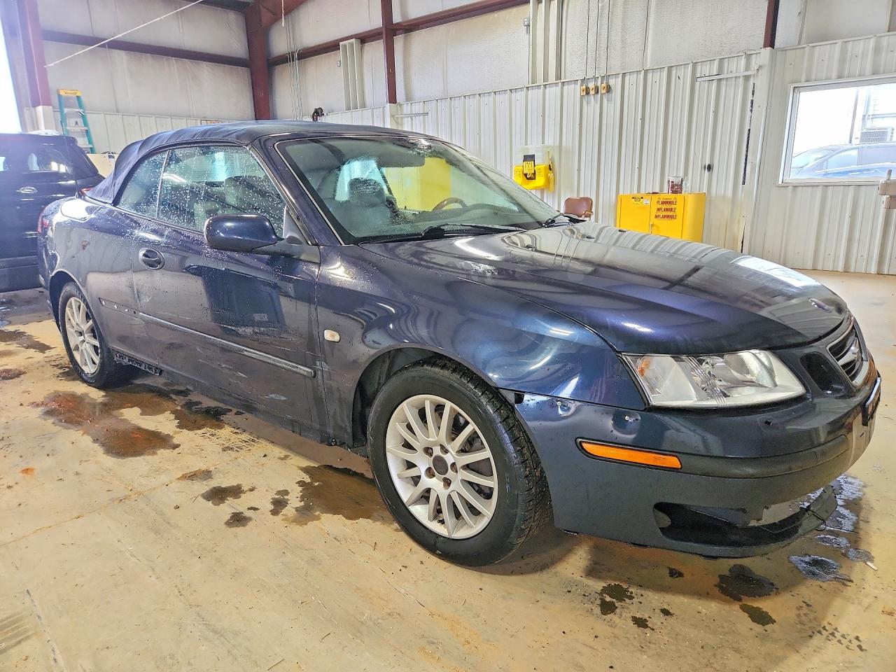 2004 Saab 9-3 Arc Синий vin: YS3FD79Y546011801