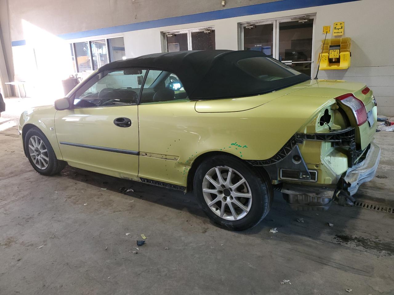 2005 Saab 9-3 Arc Green vin: YS3FD79Y556001349