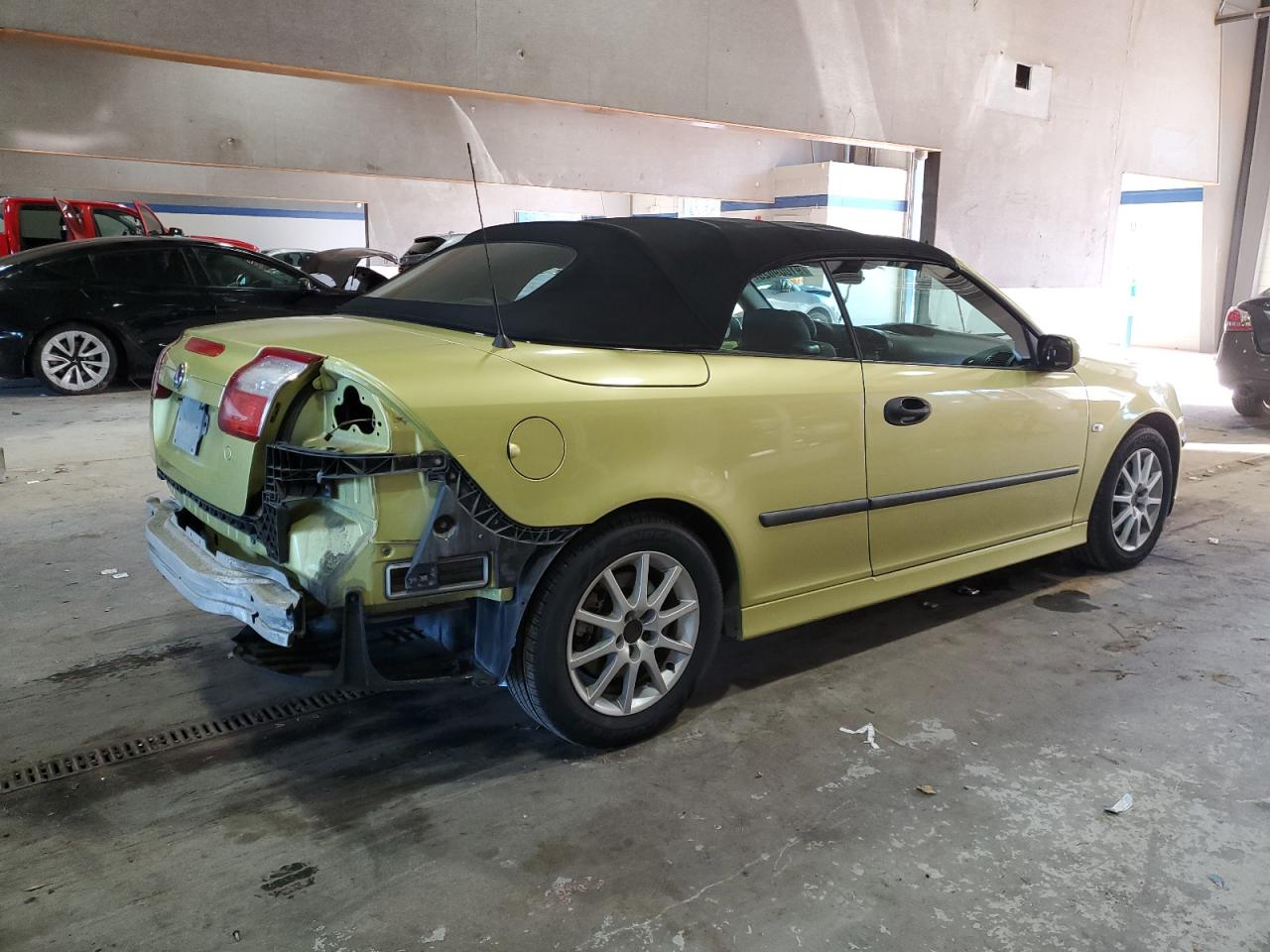 2005 Saab 9-3 Arc Green vin: YS3FD79Y556001349