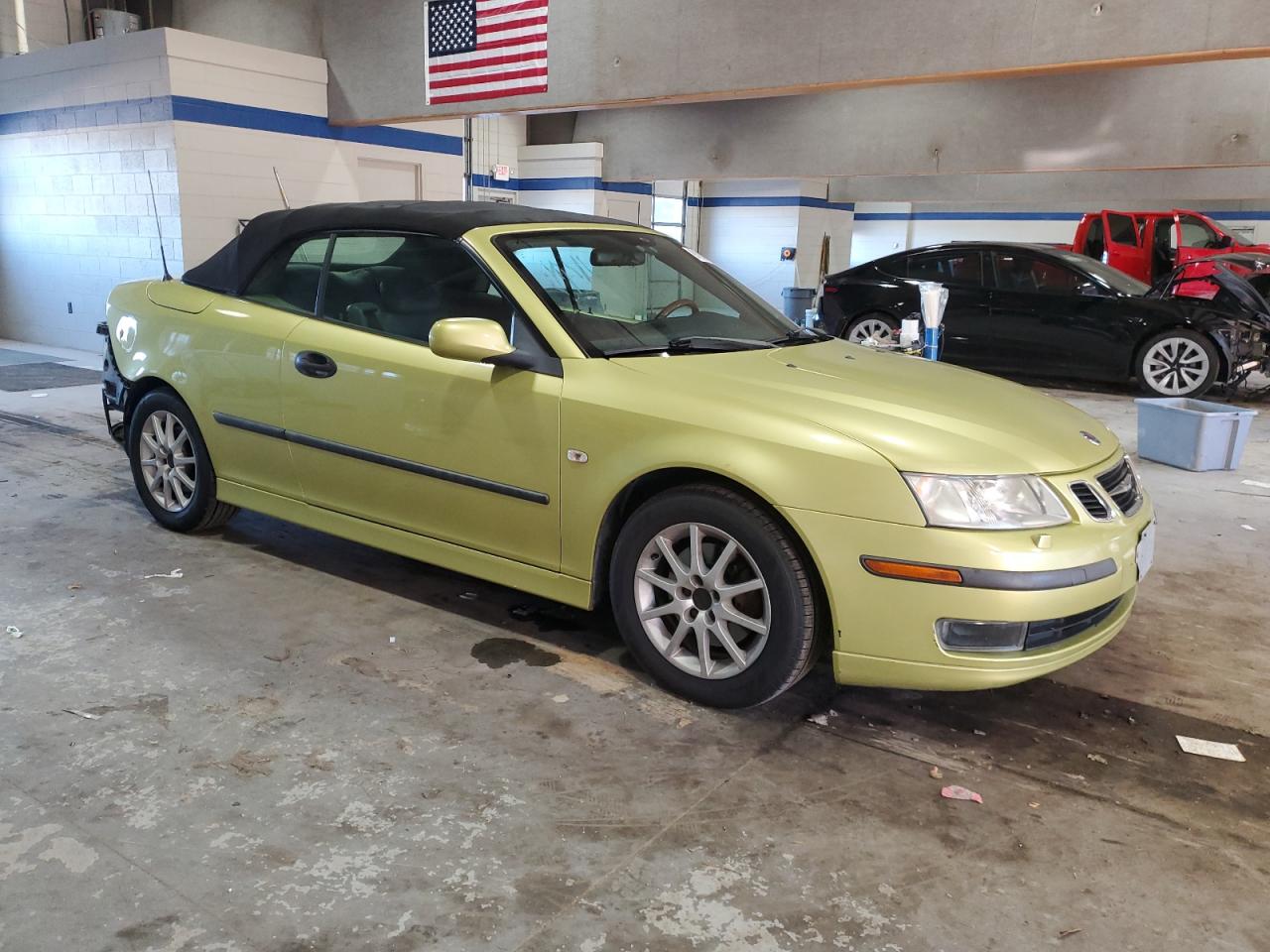 2005 Saab 9-3 Arc Green vin: YS3FD79Y556001349