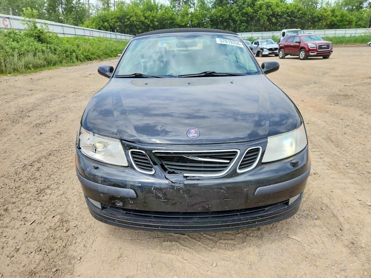 2006 Saab 9-3 Black vin: YS3FD79Y566104045