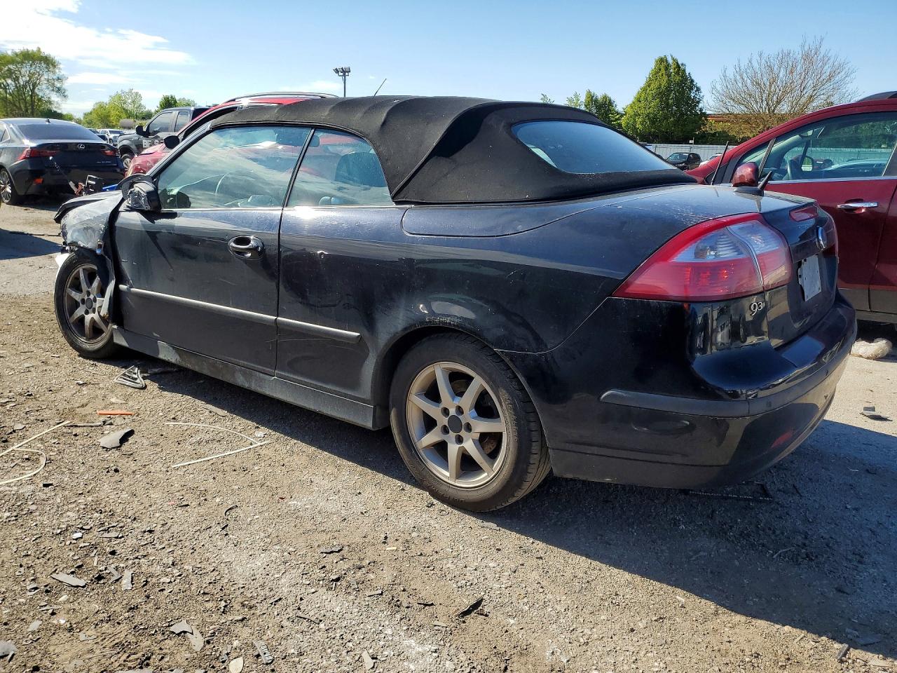 2007 Saab 9-3 2.0t Black vin: YS3FD79Y576001869