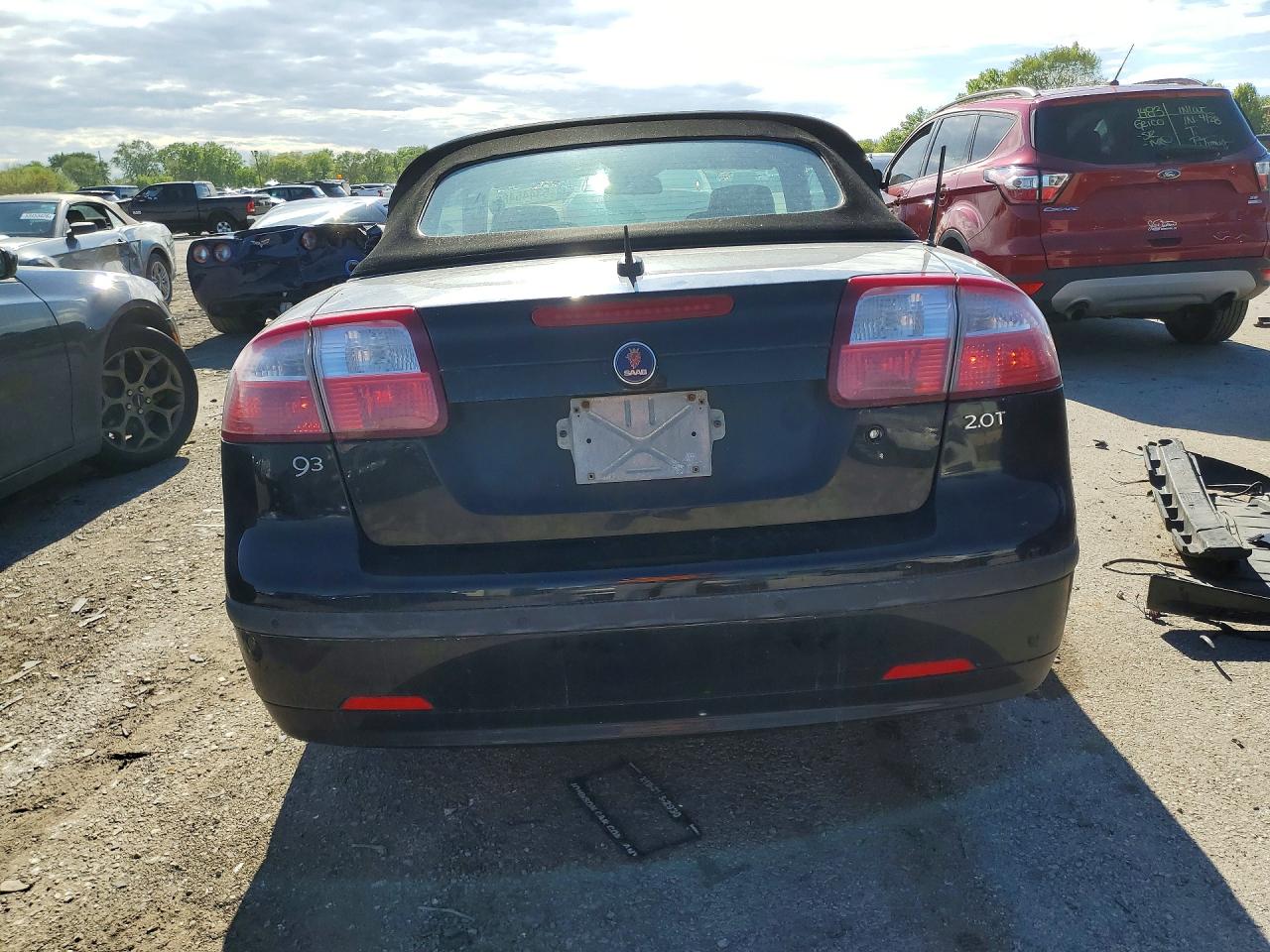 2007 Saab 9-3 2.0t Black vin: YS3FD79Y576001869