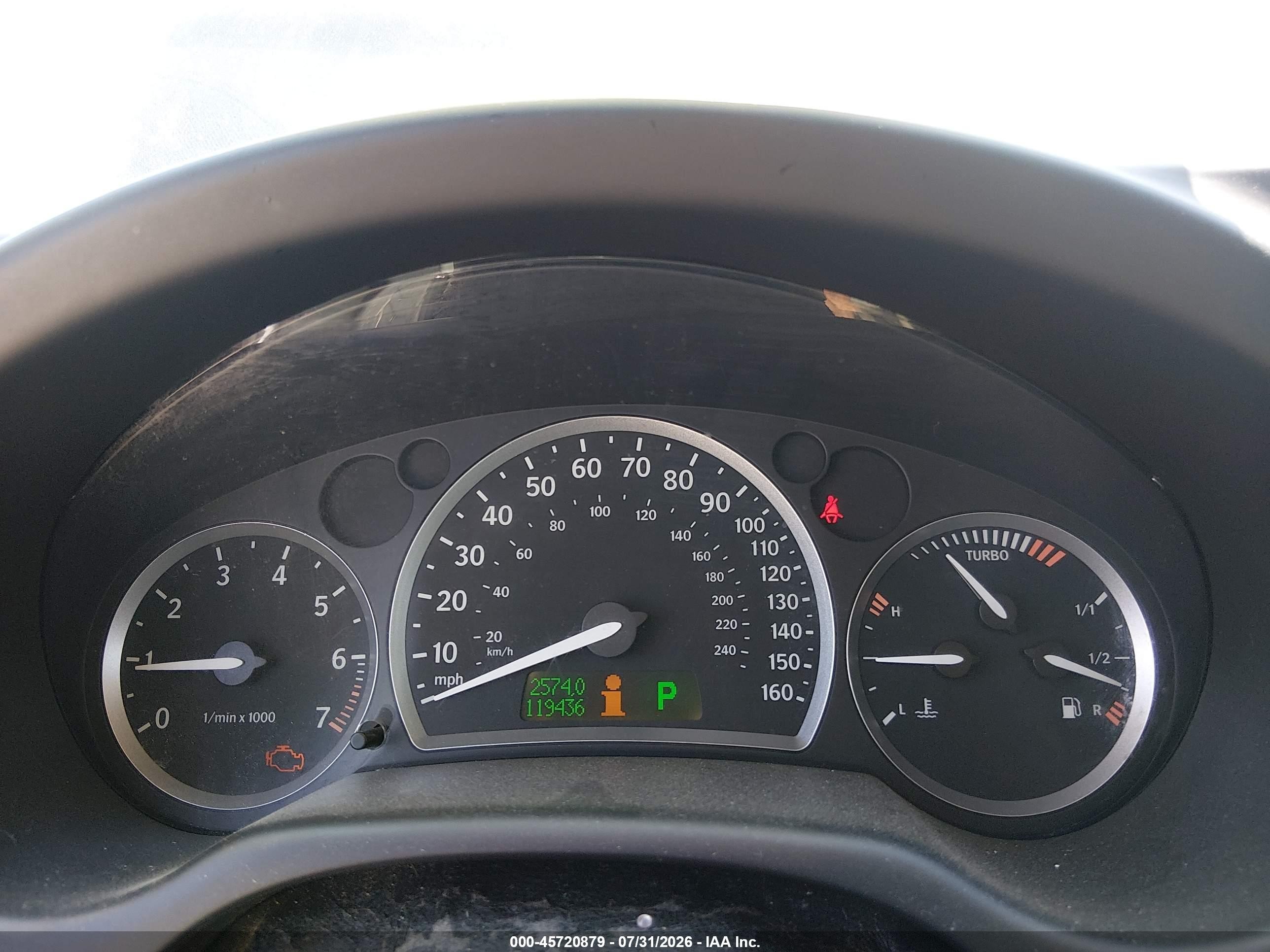 2004 Saab 9-3 Arc Синий vin: YS3FD79Y646005019
