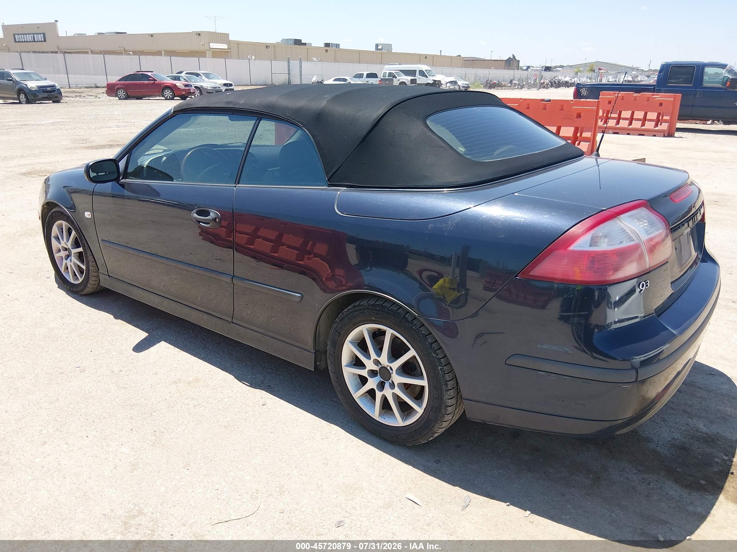 2004 Saab 9-3 Arc Синий vin: YS3FD79Y646005019