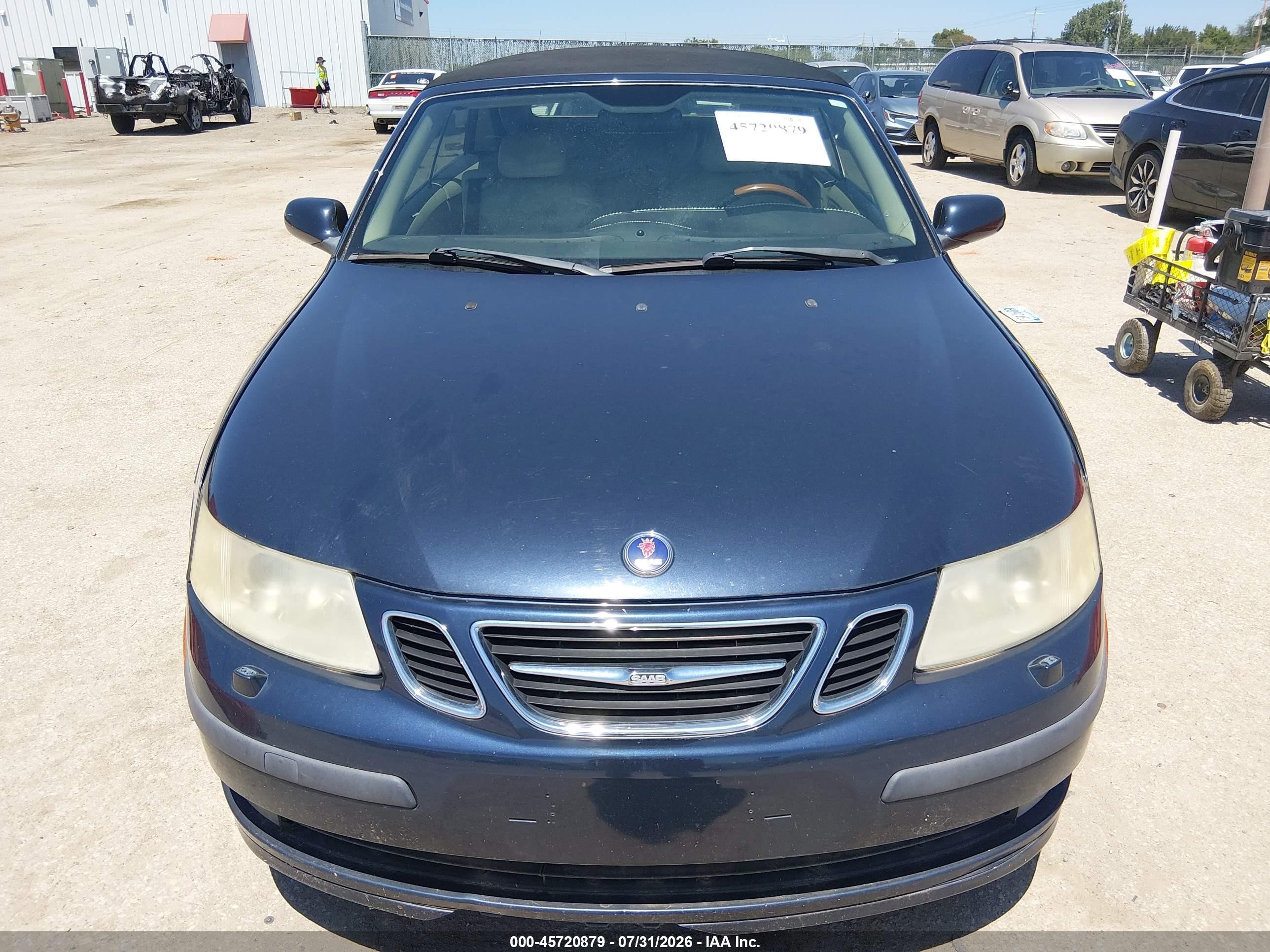 2004 Saab 9-3 Arc Синий vin: YS3FD79Y646005019