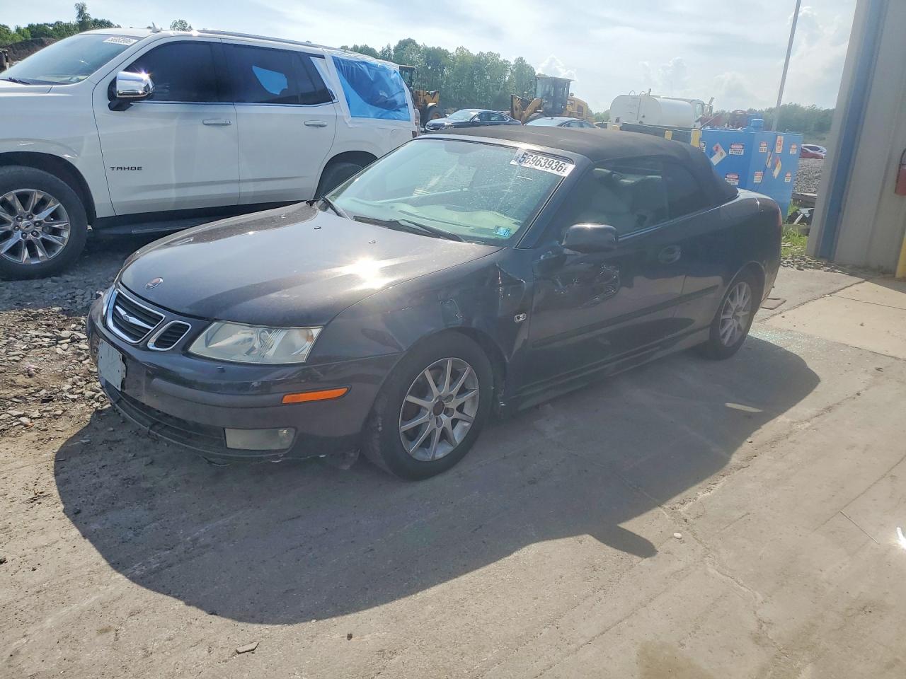 2004 Saab 9-3 Arc Black vin: YS3FD79Y746020211