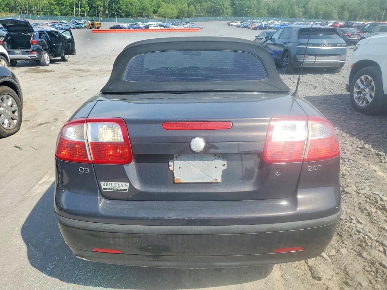 2004 Saab 9-3 Arc Black vin: YS3FD79Y746020211