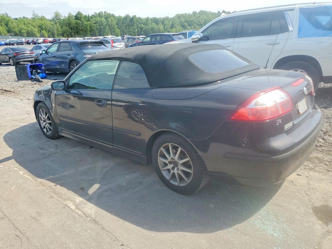 2004 Saab 9-3 Arc Black vin: YS3FD79Y746020211