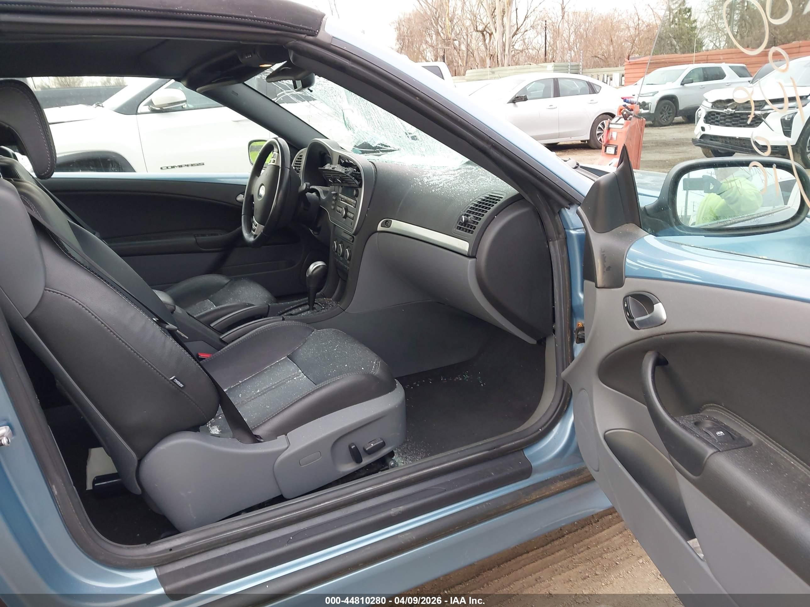 2007 Saab 9-3 2.0t Синий vin: YS3FD79Y776109362
