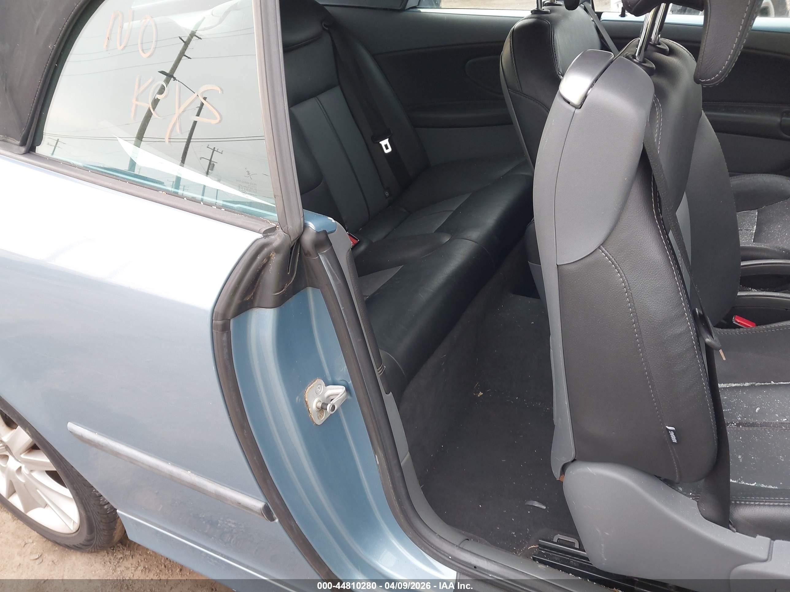 2007 Saab 9-3 2.0t Синий vin: YS3FD79Y776109362
