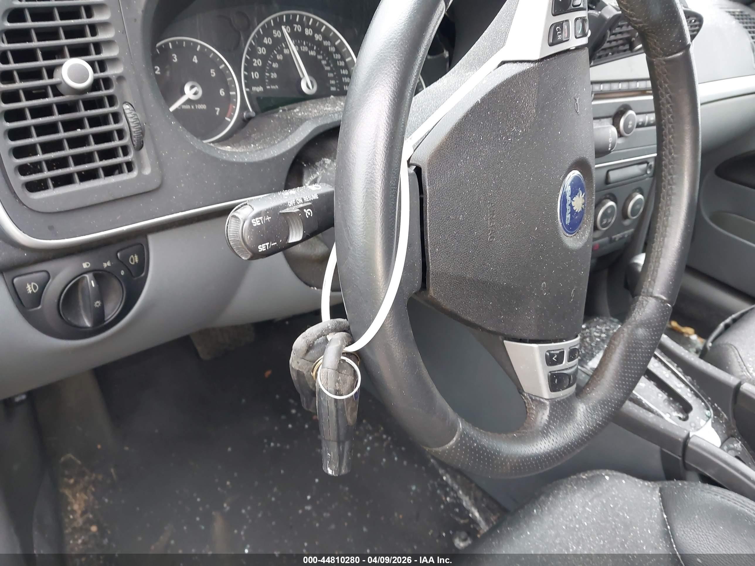 2007 Saab 9-3 2.0t Синий vin: YS3FD79Y776109362