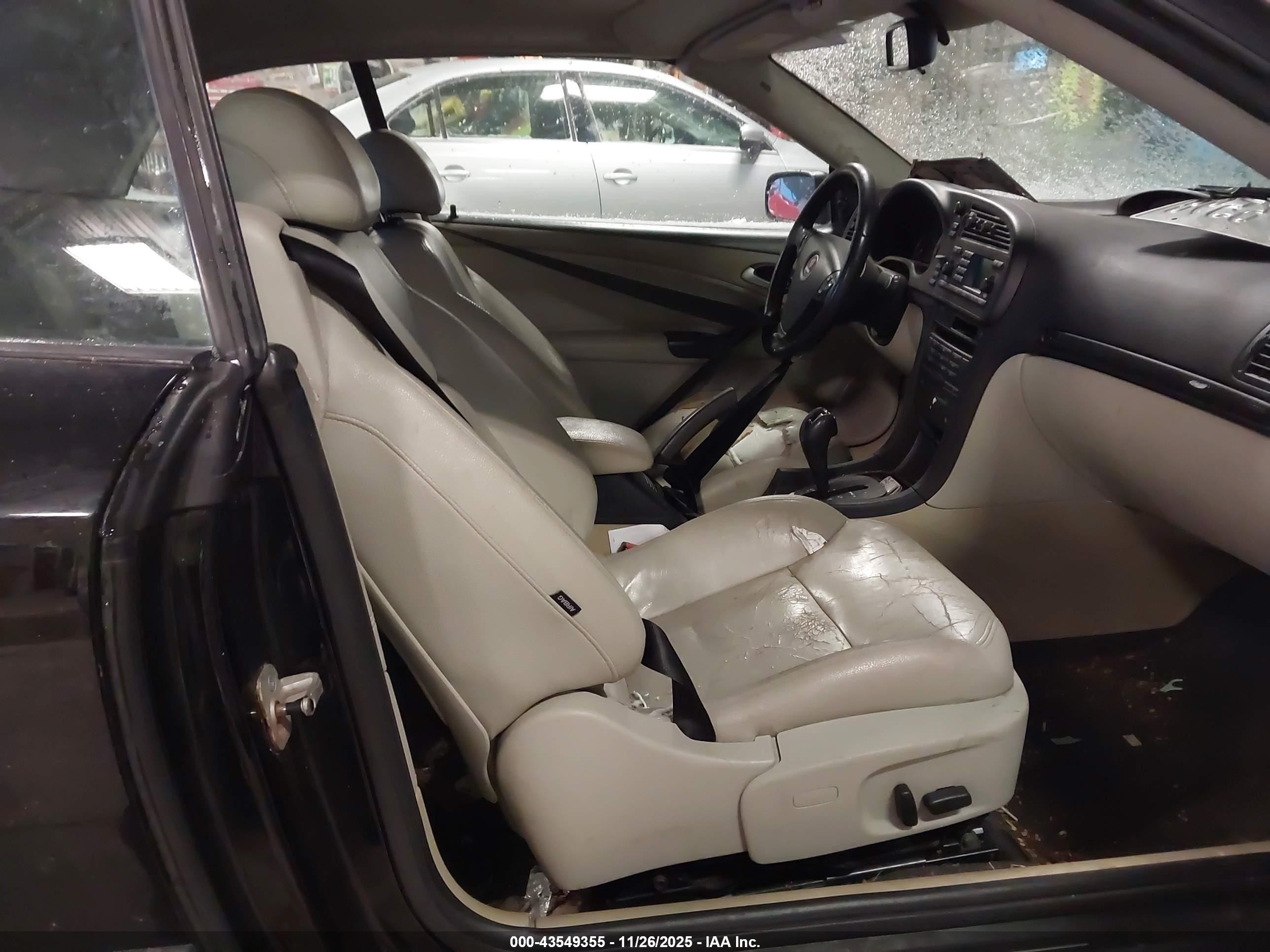 2005 Saab 9-3 Arc Черный vin: YS3FD79Y856002883