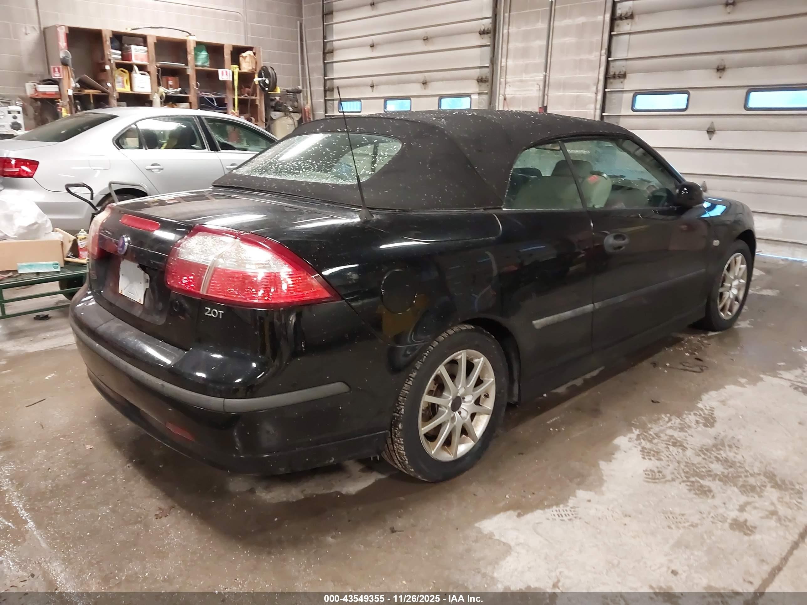 2005 Saab 9-3 Arc Черный vin: YS3FD79Y856002883