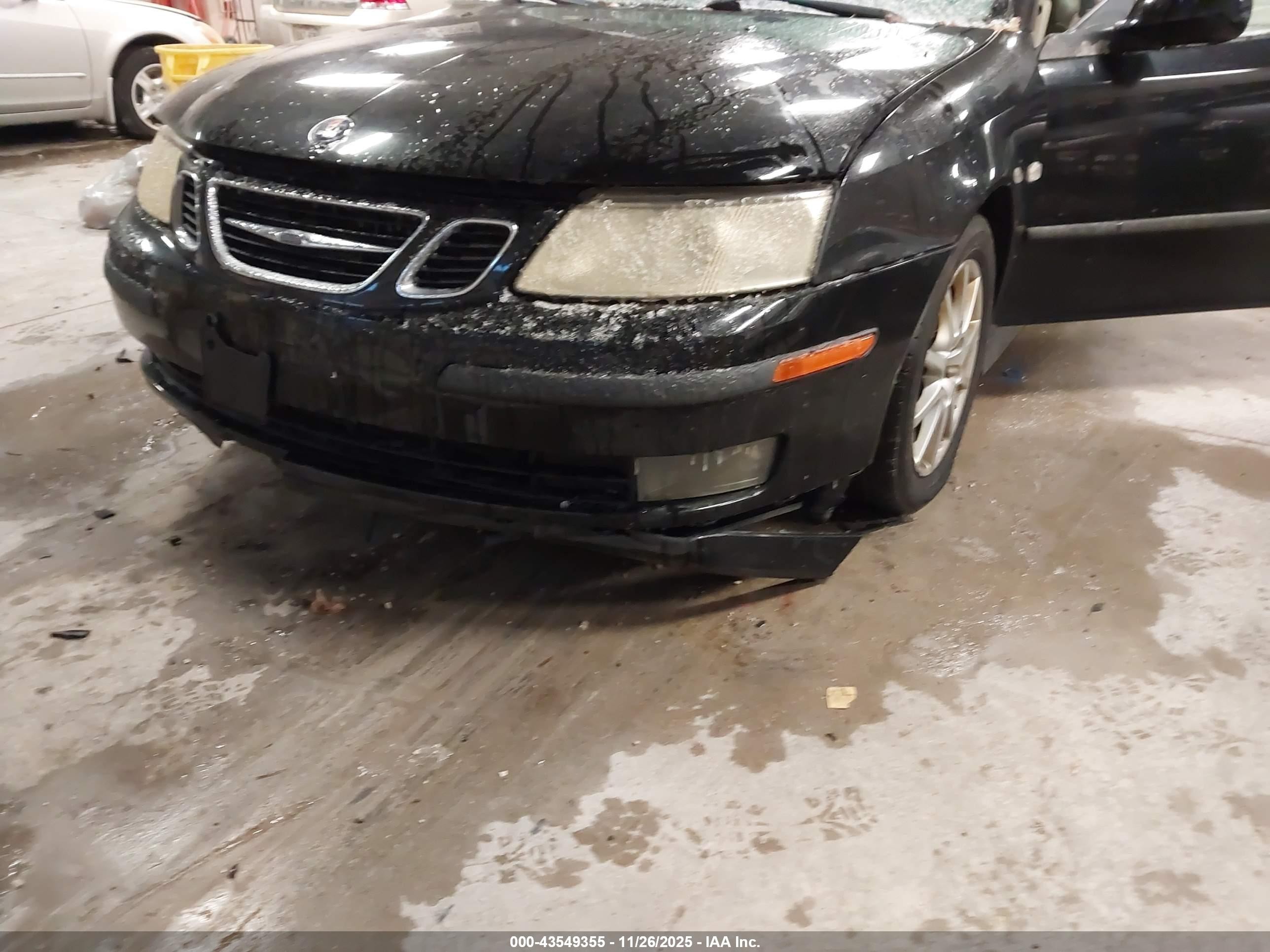 2005 Saab 9-3 Arc Черный vin: YS3FD79Y856002883