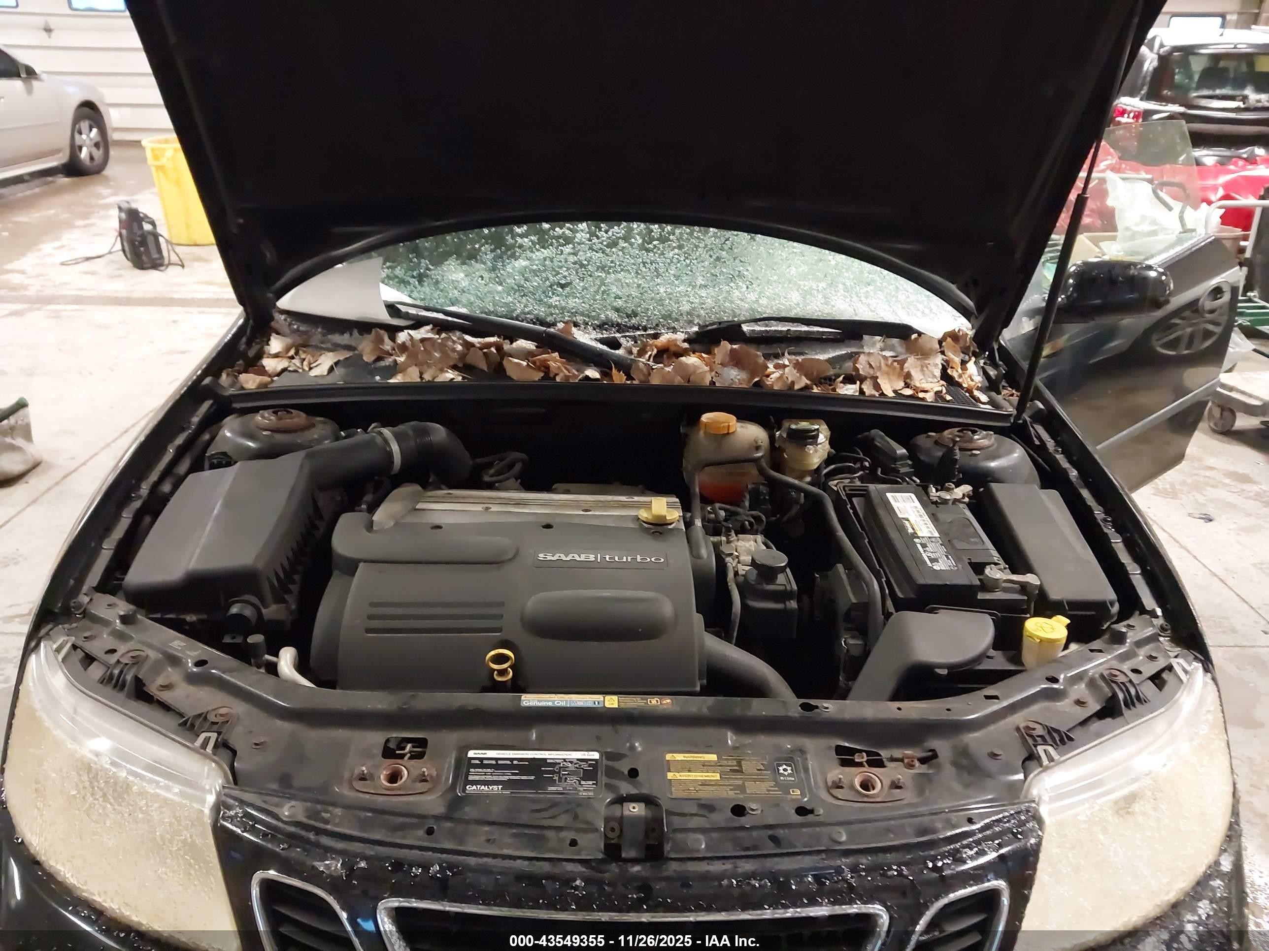 2005 Saab 9-3 Arc Черный vin: YS3FD79Y856002883