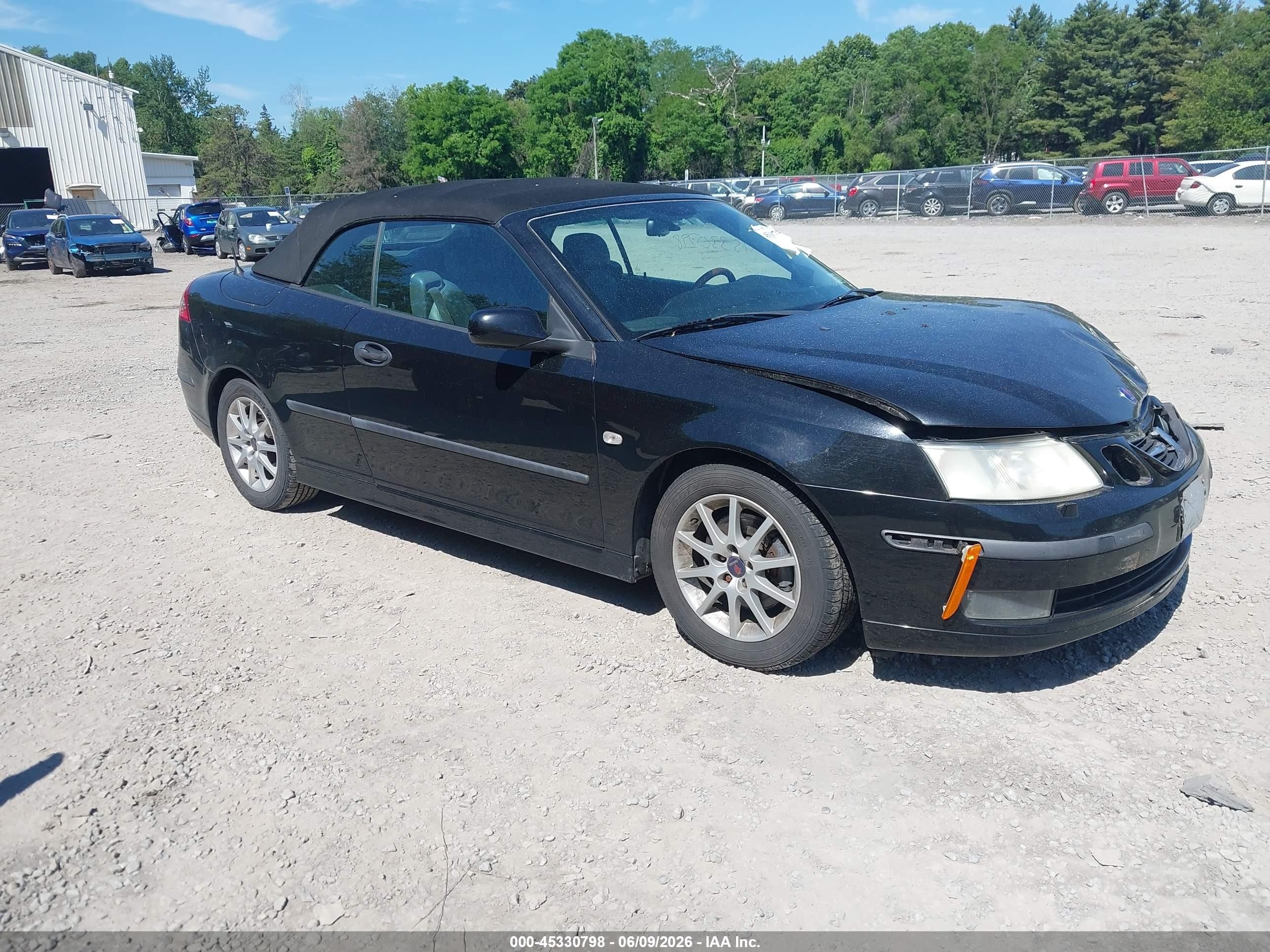 2004 Saab 9-3 Arc Black vin: YS3FD79Y946007976