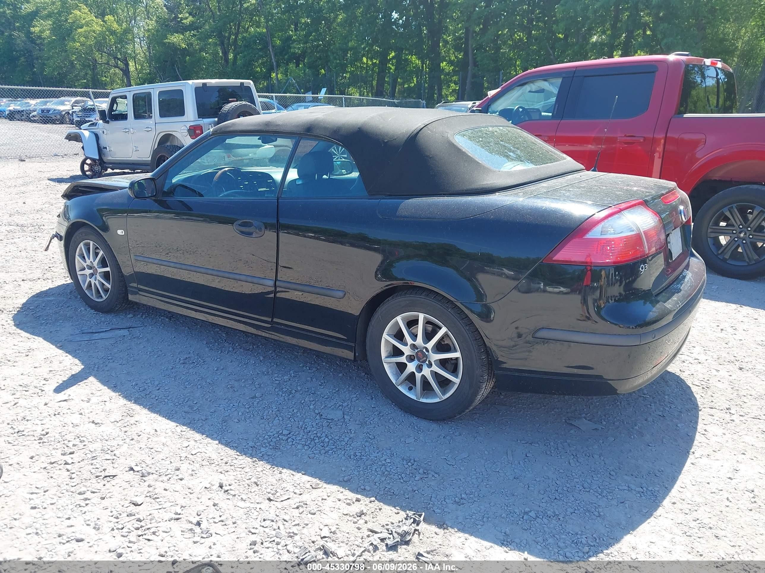 2004 Saab 9-3 Arc Black vin: YS3FD79Y946007976